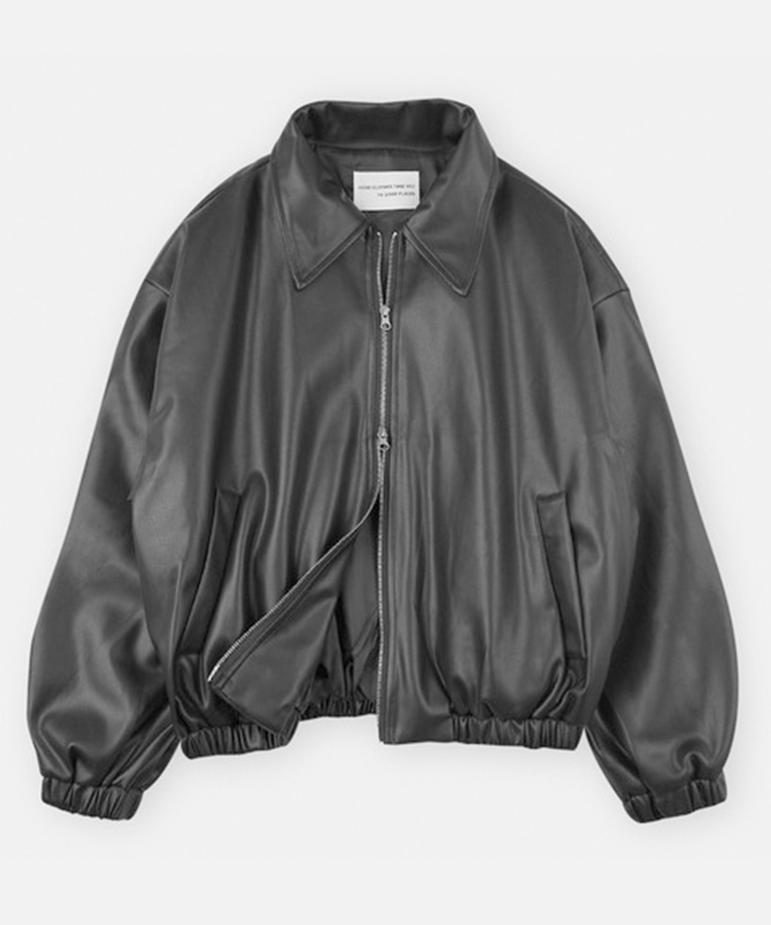 MUSINSA | PLACE STUDIO Leather two-way overfit banding