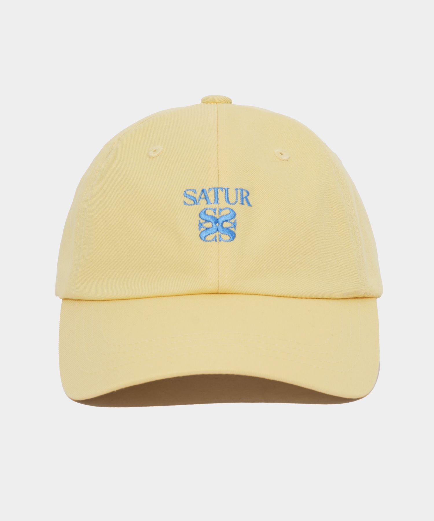 ◆SATUR◆ Classic logo ball cap light yellow SA23FWUA24YL MUSINSA | SATUR Classic logo ball cap light yellow