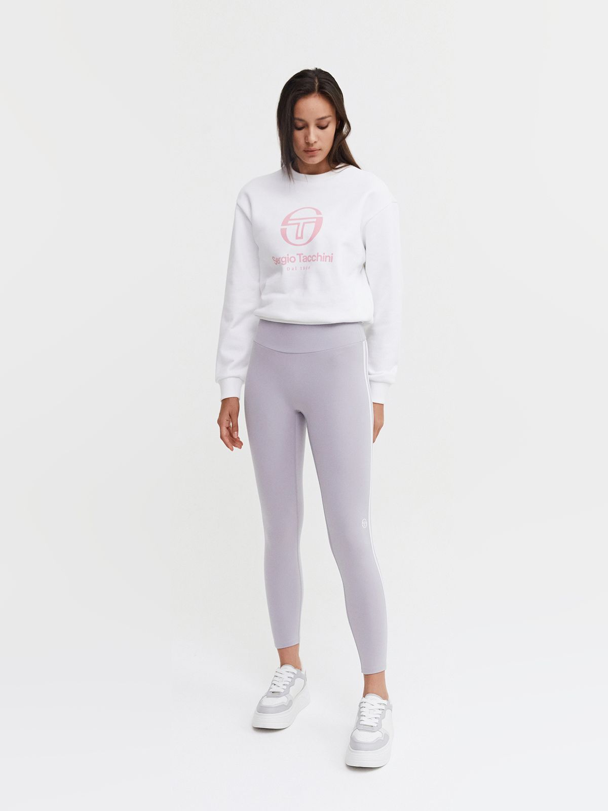 세르지오 타키니(SERGIO TACCHINI) W 고트 사이드 라인 기모 레깅스