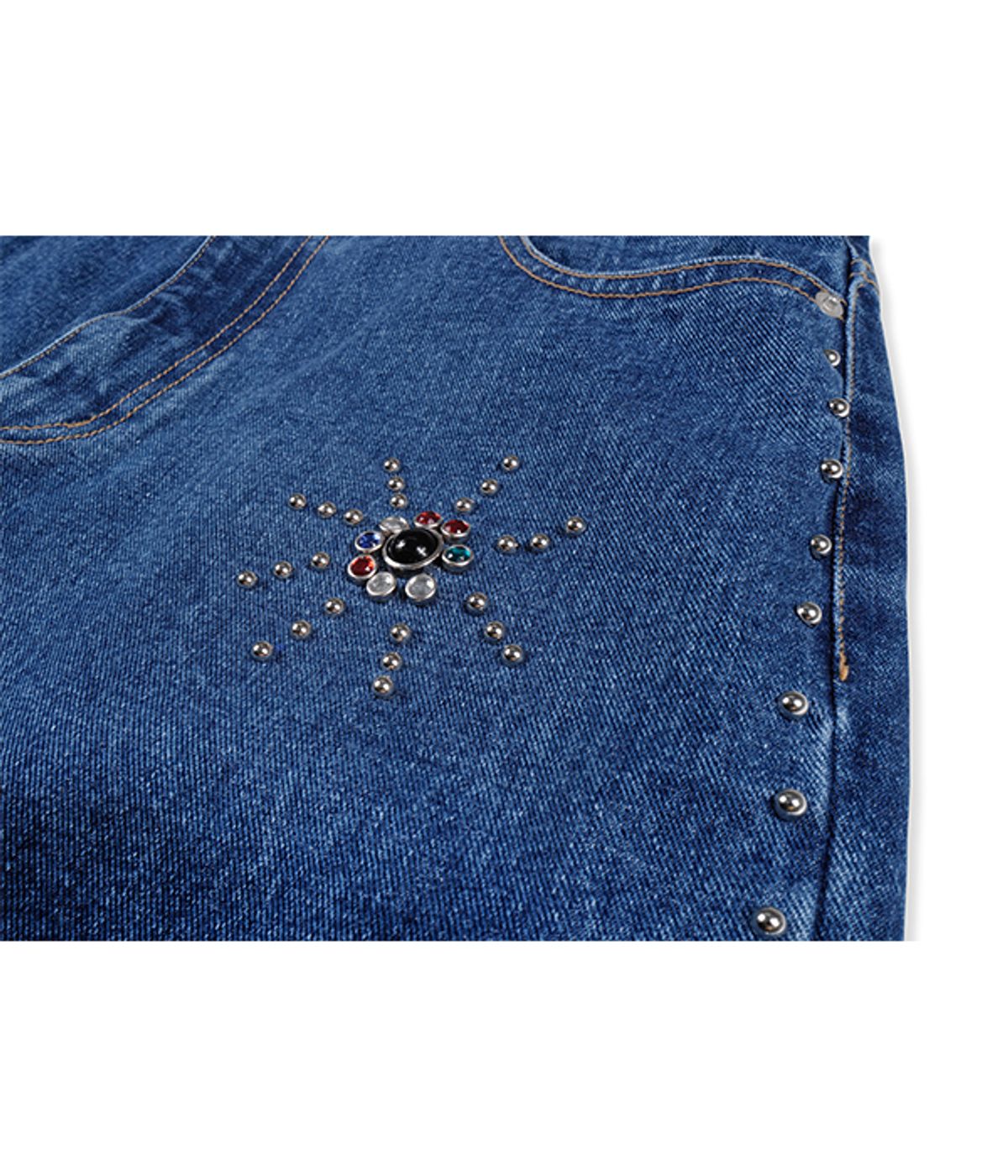 유쓰배쓰(YOUTHBATH) SUN RIVET DENIM PANTS