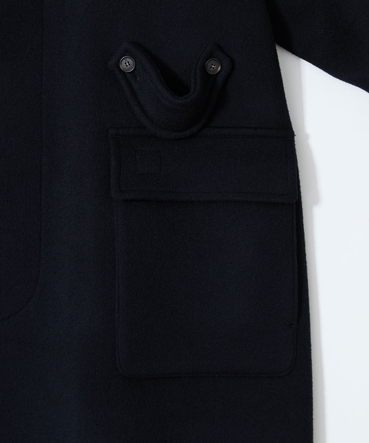 홀리선(HORLISUN) Winterport Wool Coat Dark Navy