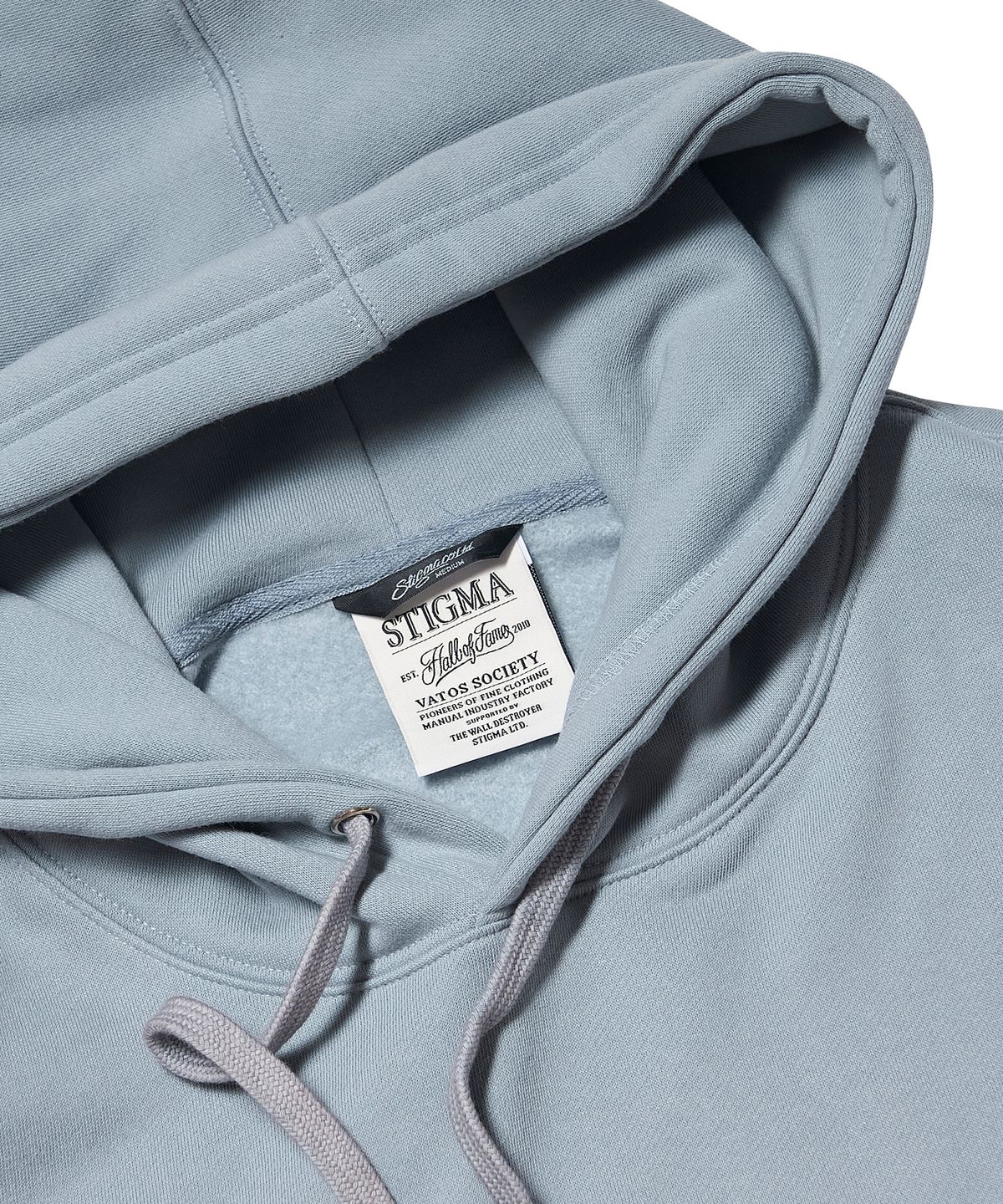 스티그마(STIGMA) MEMORY OVERSIZED HOODIE BLUE GRAY