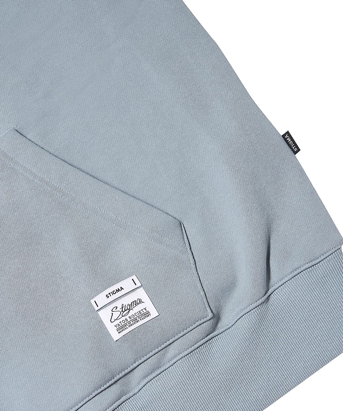 스티그마(STIGMA) MEMORY OVERSIZED HOODIE BLUE GRAY