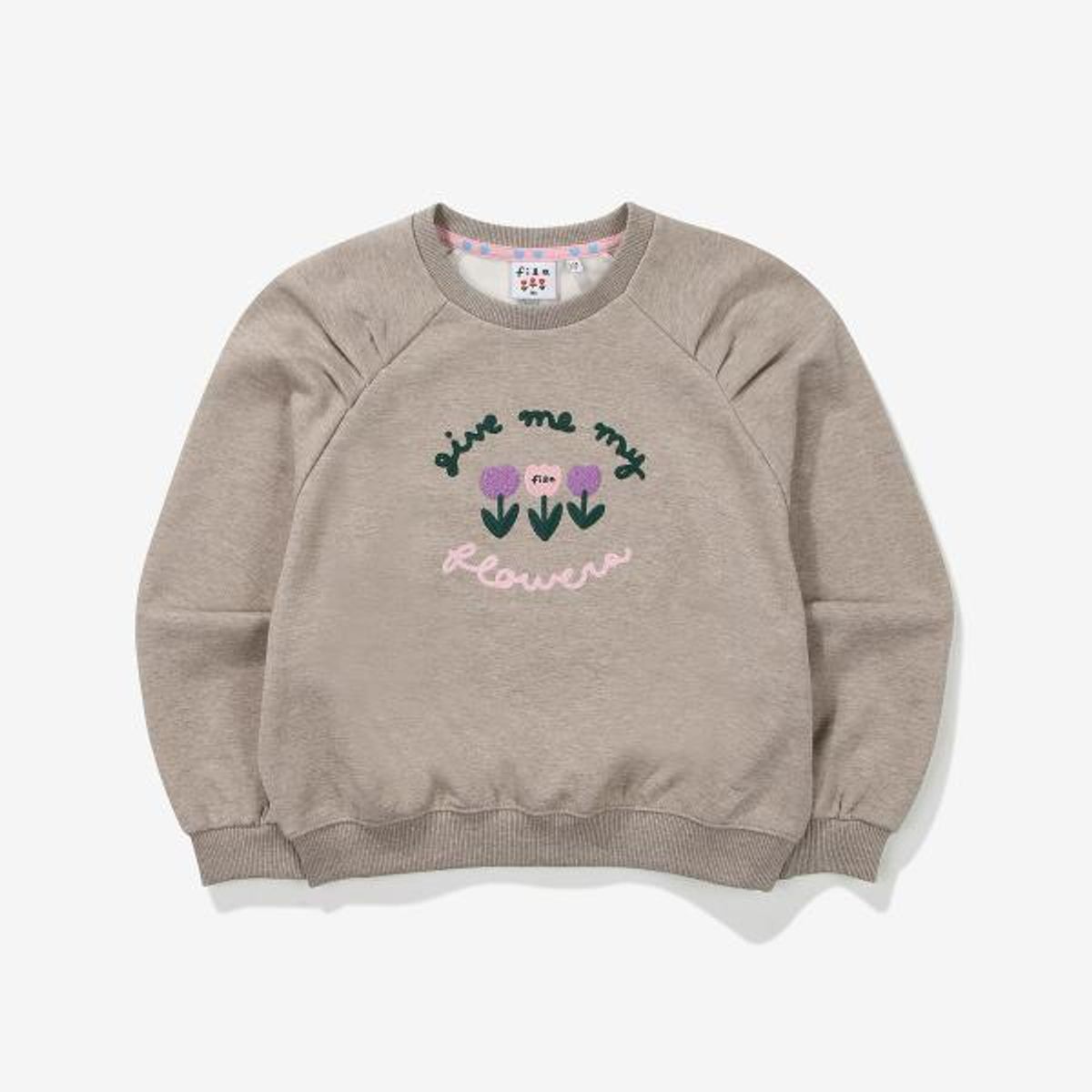 휠라 키즈(FILA KIDS) Girls 수수진 맨투맨(FK2POF3001FBRE)
