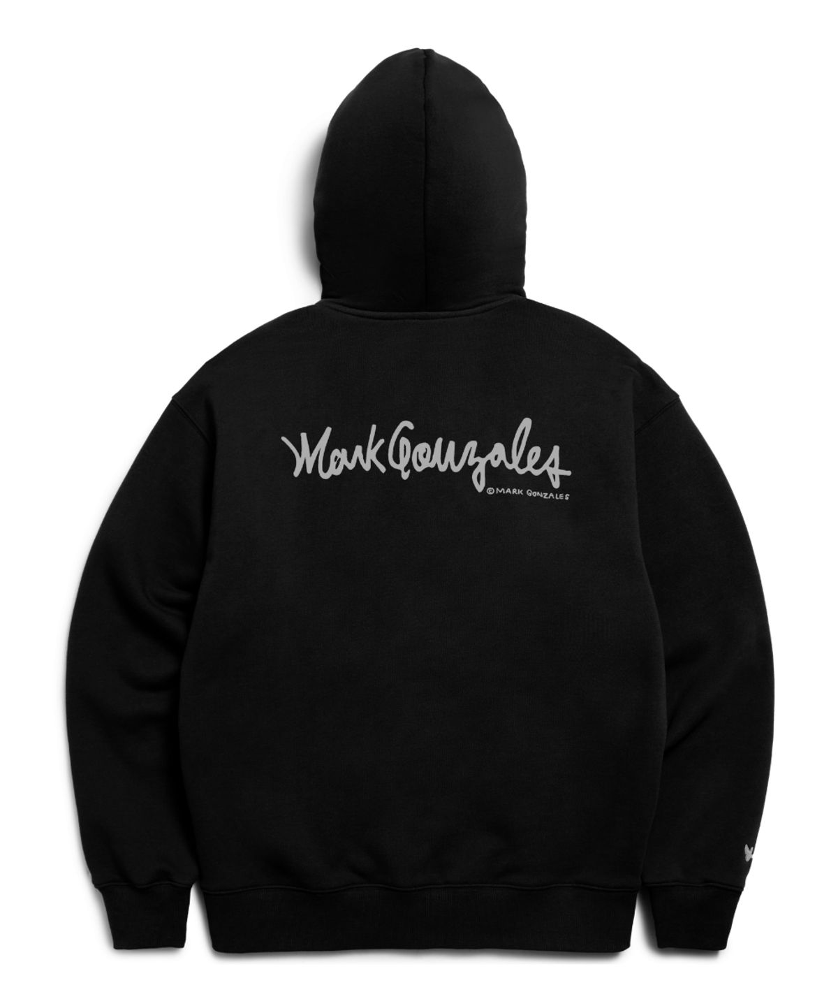 마크곤잘레스(MARK GONZALES) SIGN LOGO WAPPEN OG SWEAT ZIP-UP HOODIE - BLACK(기모ver.)