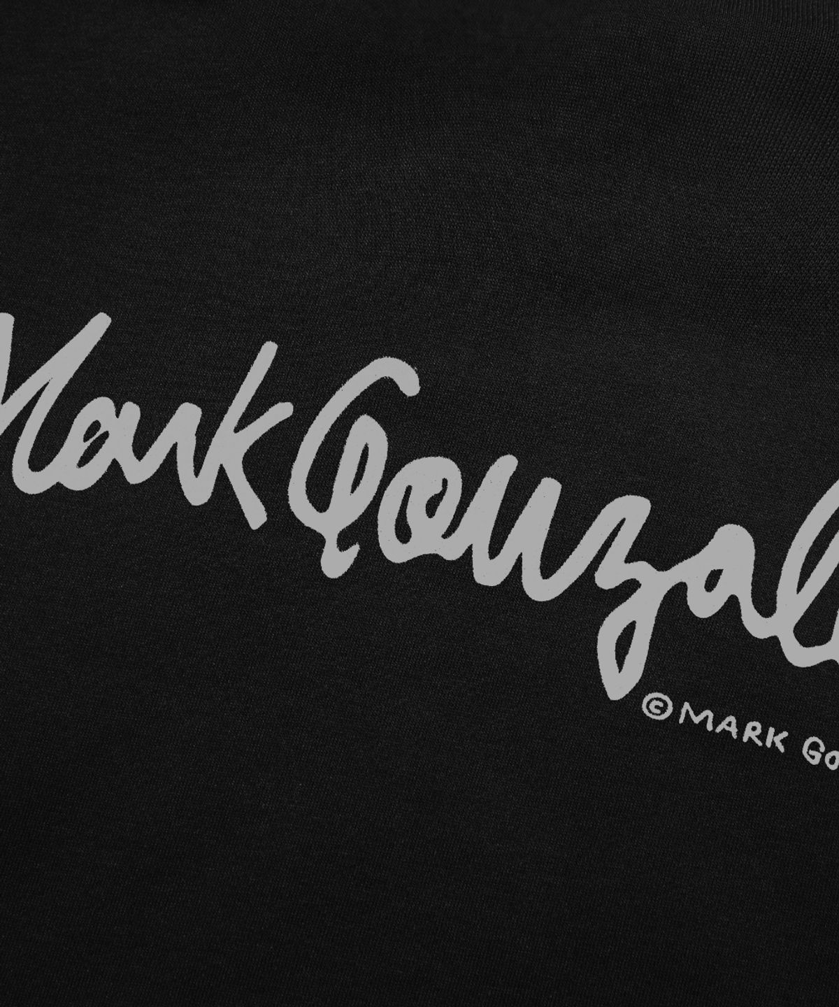 마크곤잘레스(MARK GONZALES) SIGN LOGO WAPPEN OG SWEAT ZIP-UP HOODIE - BLACK(기모ver.)