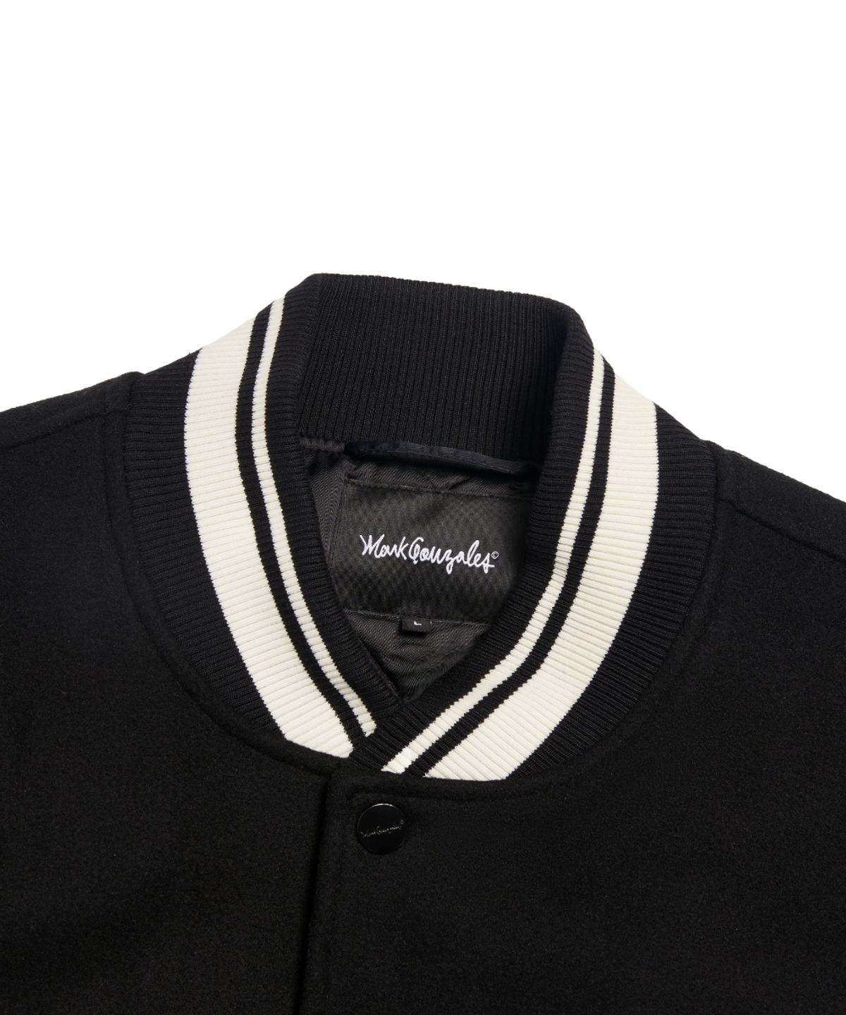 마크곤잘레스(MARK GONZALES) MG WOOL VARSITY JACKET - BLACK