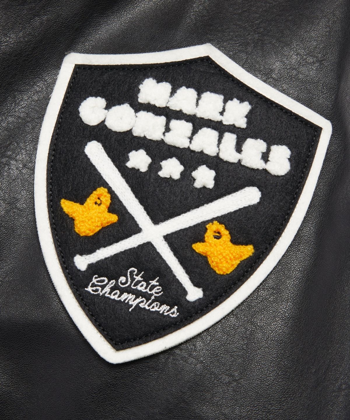 마크곤잘레스(MARK GONZALES) MG WOOL VARSITY JACKET - BLACK