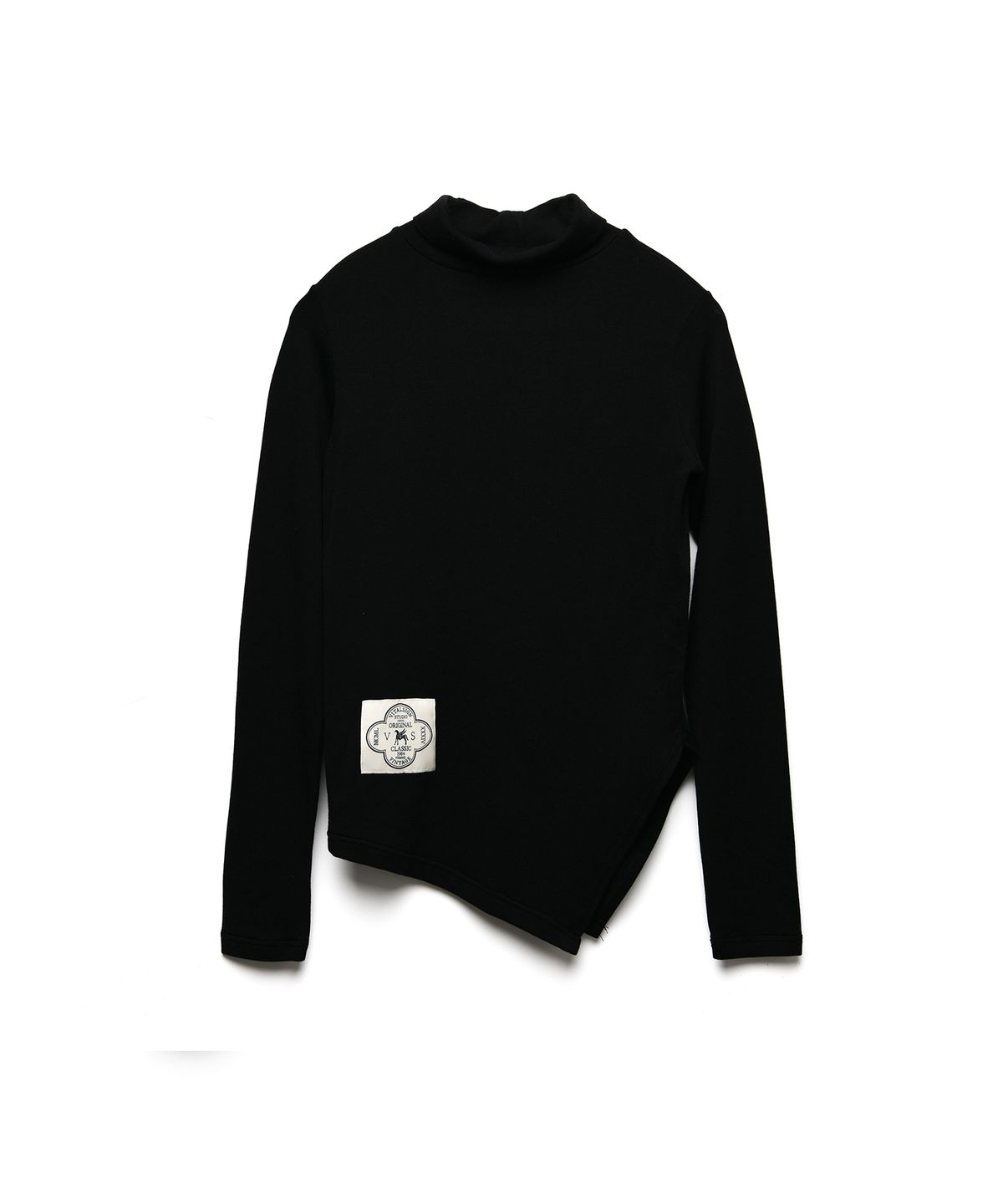 바이탈싸인(VITALSIGN) [LINE] Diagonal Layered Turtleneck (3colors)