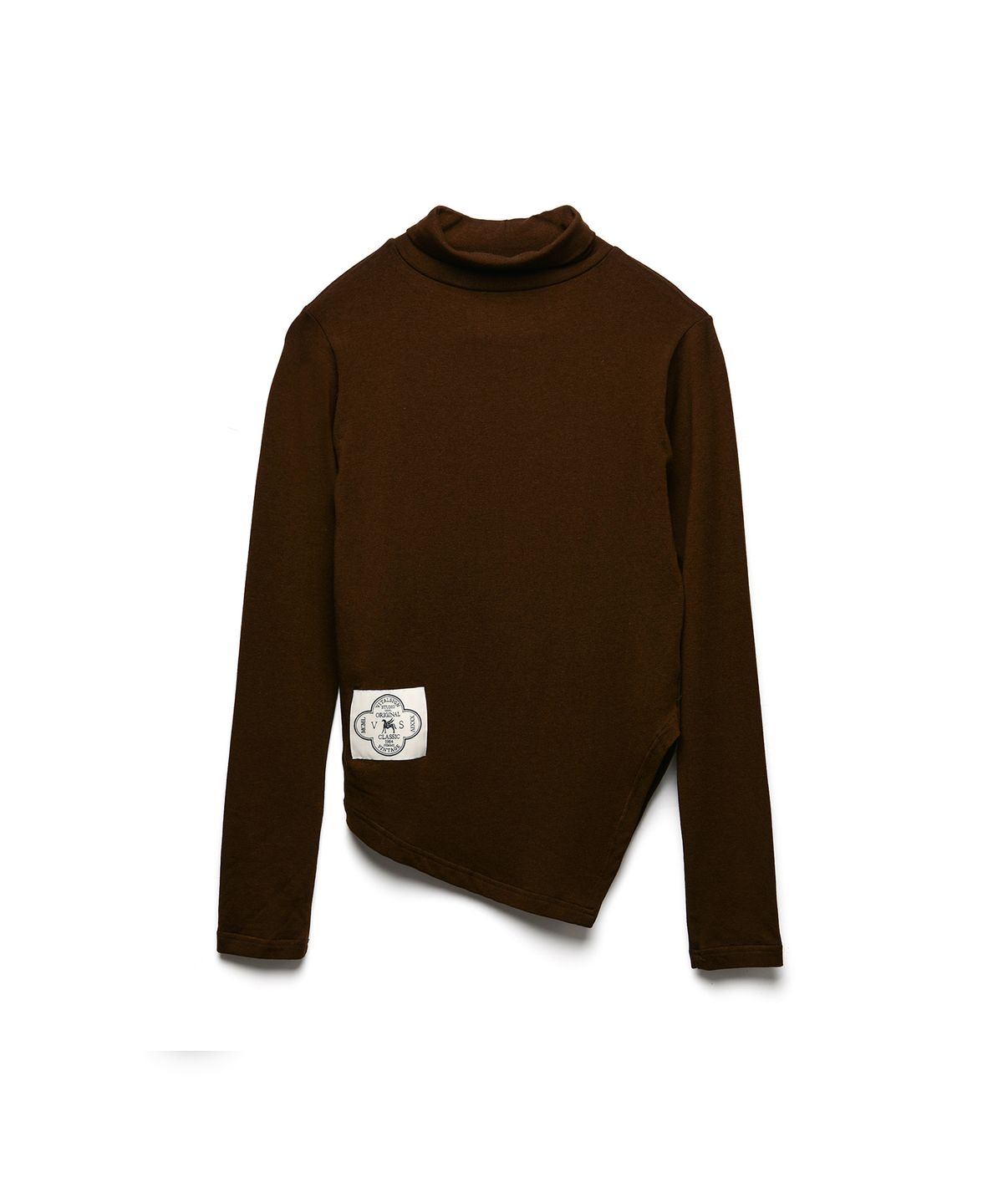 바이탈싸인(VITALSIGN) [LINE] Diagonal Layered Turtleneck (3colors)