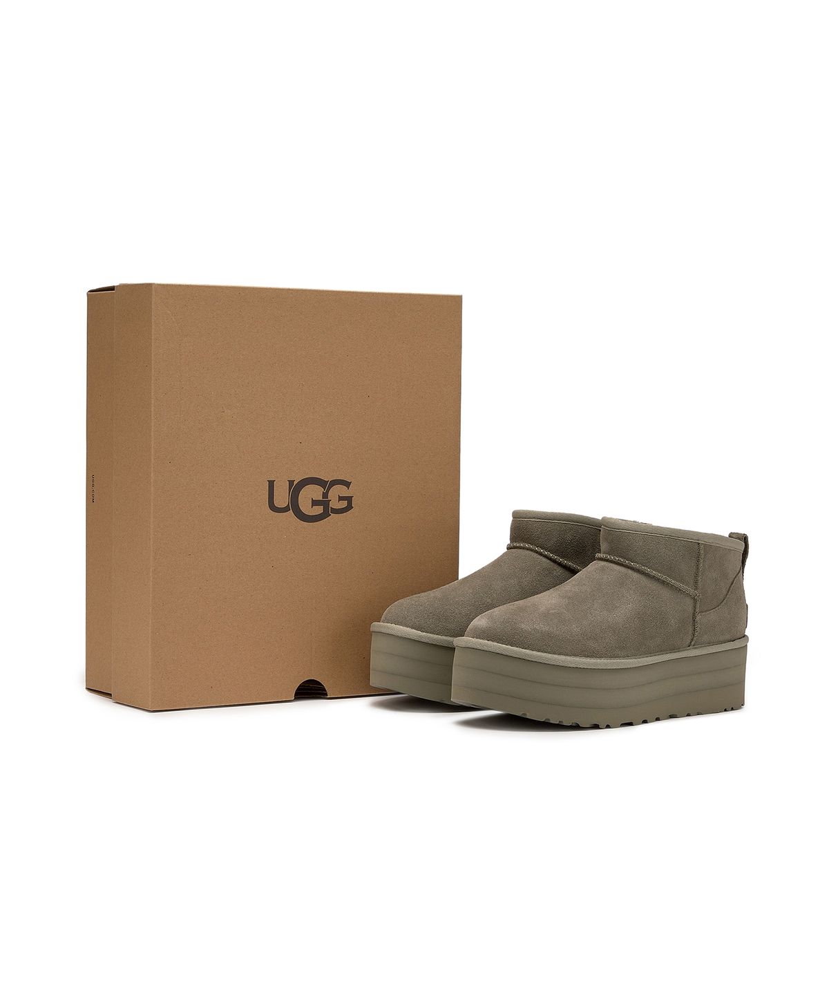 어그(UGG) [WOMEN] 클래식 울트라 미니 플랫폼 - 모스그린 / 1135092MSG