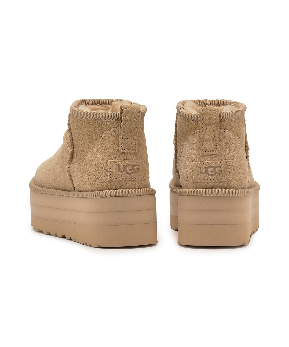 어그(UGG) 스웨이드 레더 미니 플랫폼 부츠 (클래식 울트라 미니 플랫폼)W- 머스타드시드 / 1135092MDSD