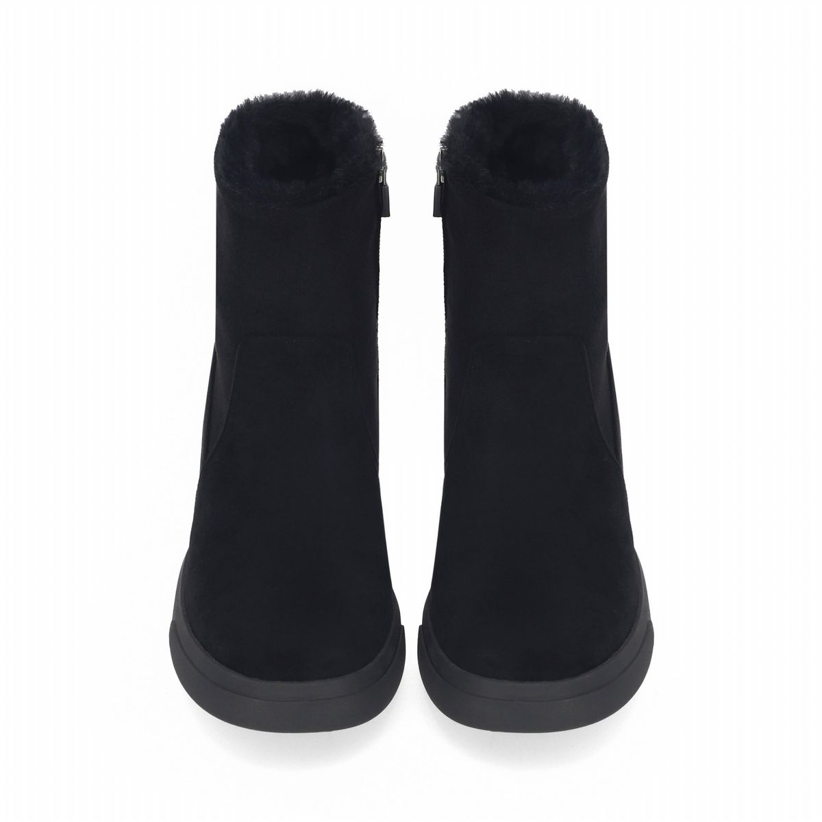엘칸토(ELCANTO) 마쯔 여성 키높이 퍼 캐주얼 부츠 3.5cm LCWA26M34V