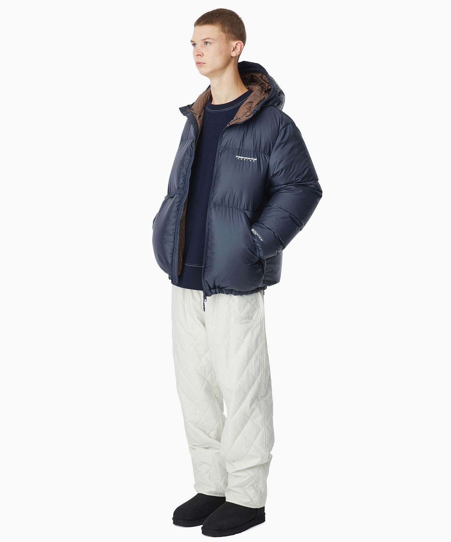 MUSINSA公式 | thisisneverthat® PERTEX® Recycled Down Jacket Navy 