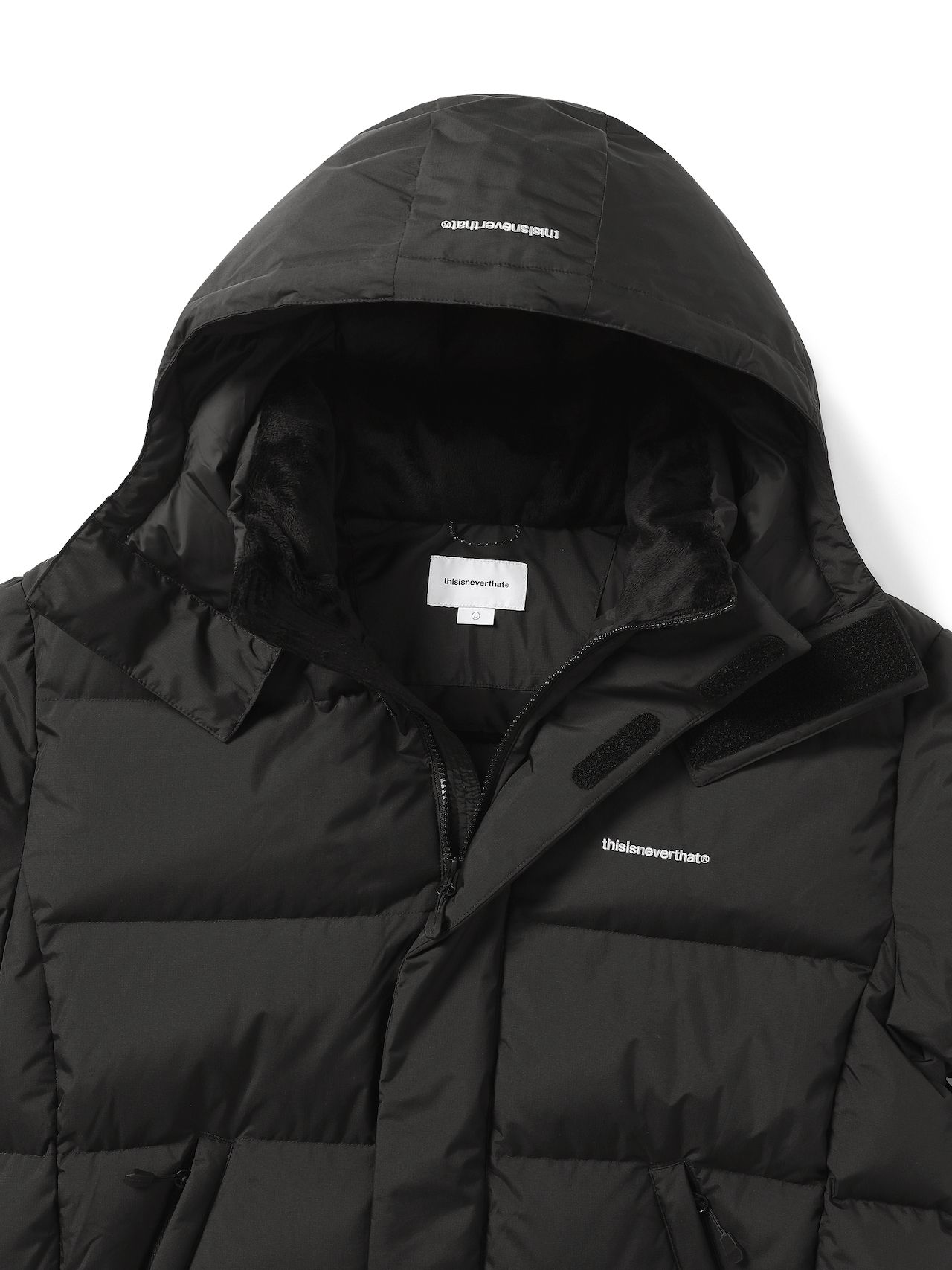 MUSINSA公式 | thisisneverthat PERTEX® T ロングダウンパーカー ブラック