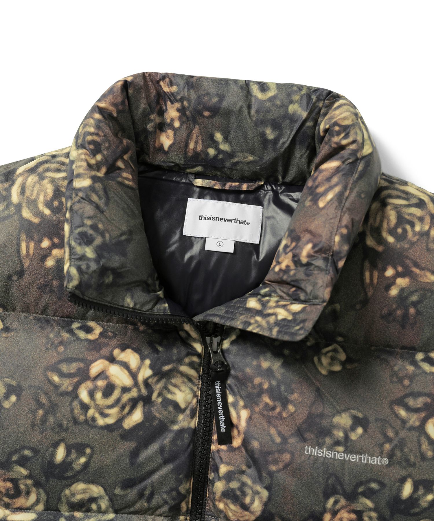 thisisneverthat ダウンジャケット flower multi M MUSINSA公式 | thisisneverthat PERTEX® T Down Jacket Flower Multi