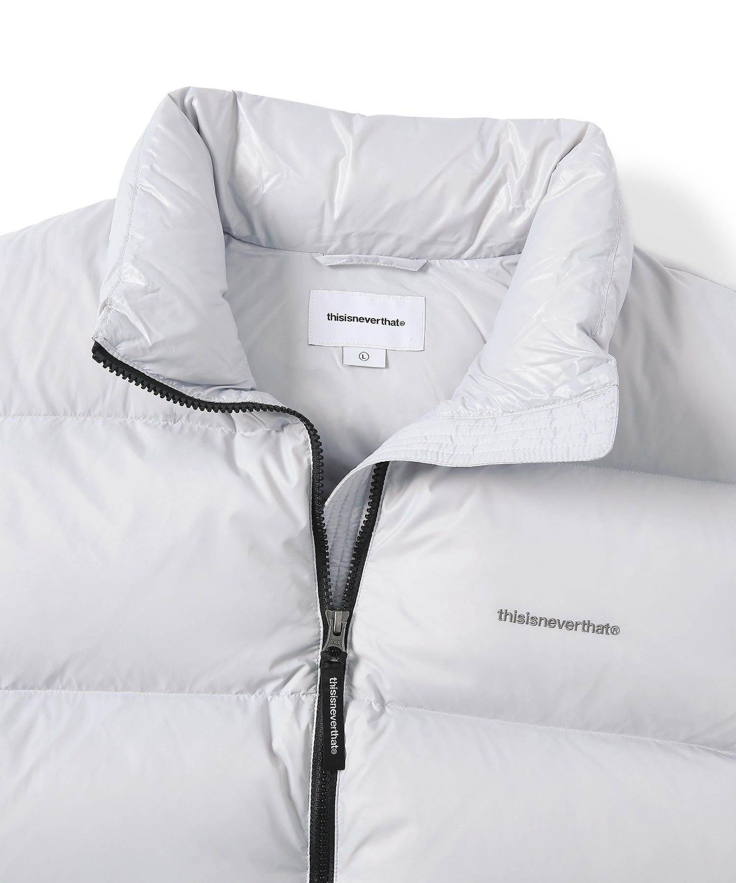 MUSINSA公式 | thisisneverthat PERTEX® T ダウンジャケット ライトグレー