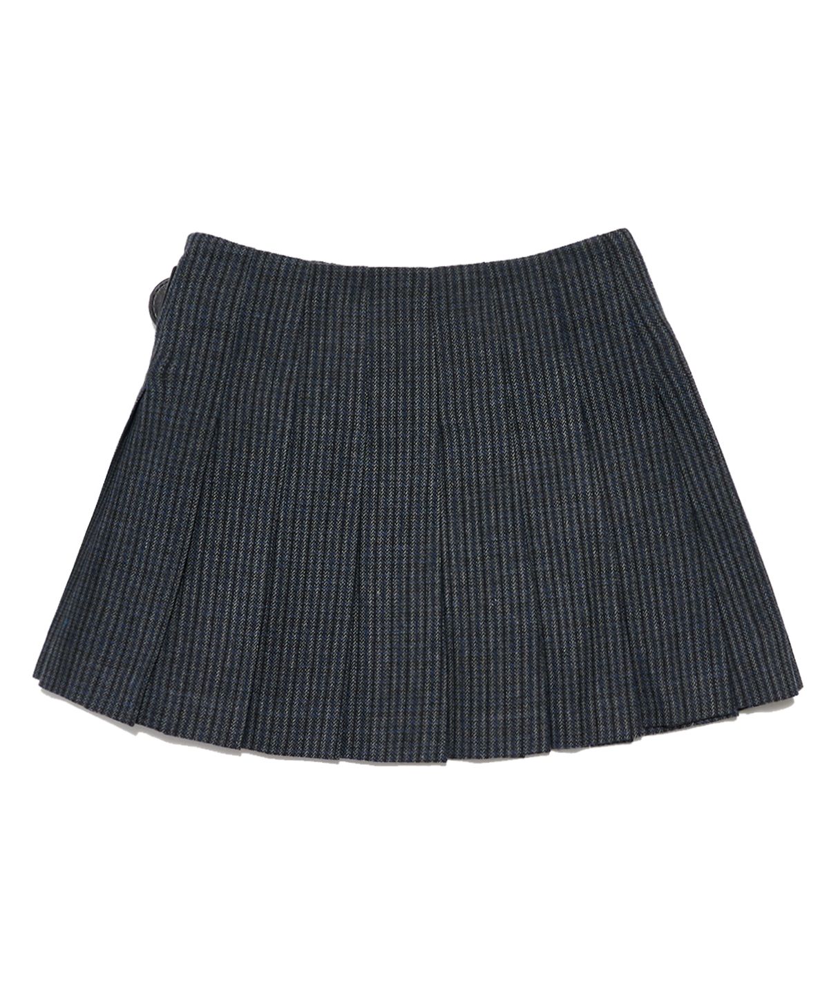 델리센트(DELICCENT) 셰퍼드 체크 미니 스커트 [GRAY]
