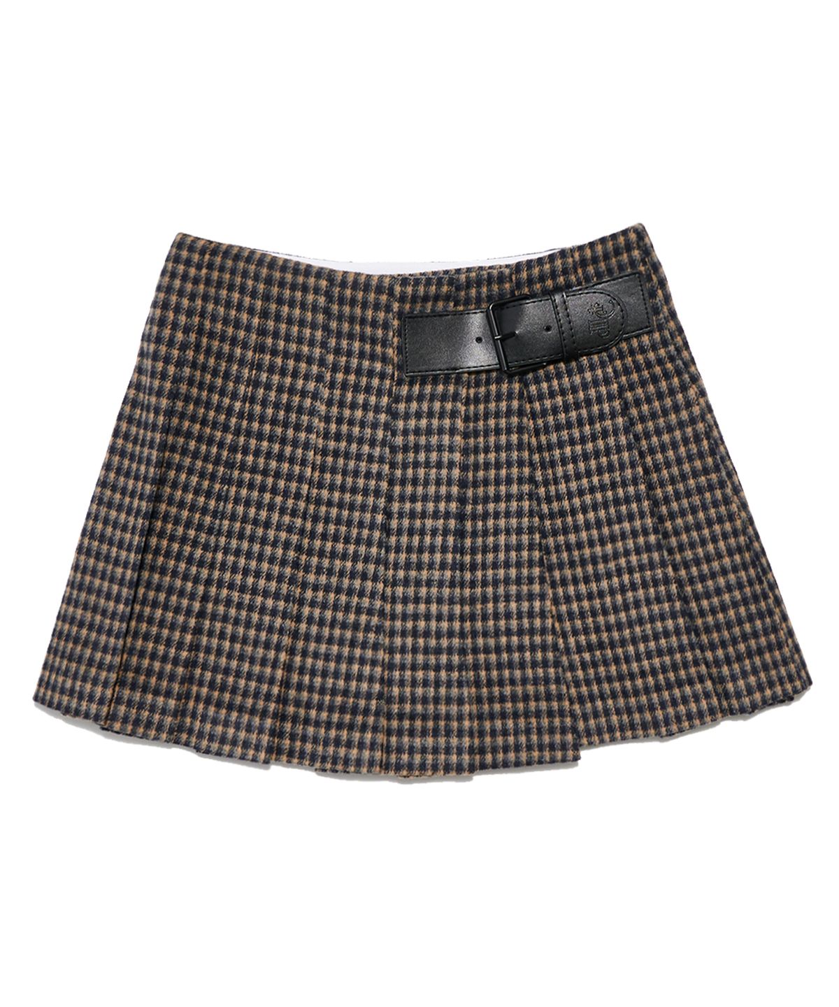 델리센트(DELICCENT) 건 클럽 체크 미니 스커트 [NAVY]