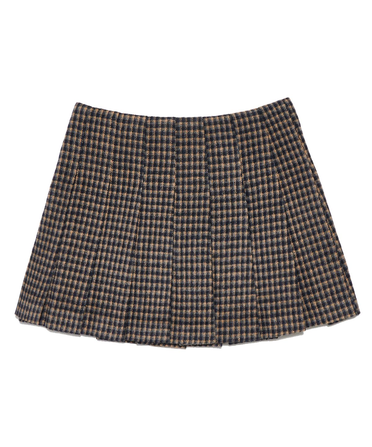 델리센트(DELICCENT) 건 클럽 체크 미니 스커트 [NAVY]