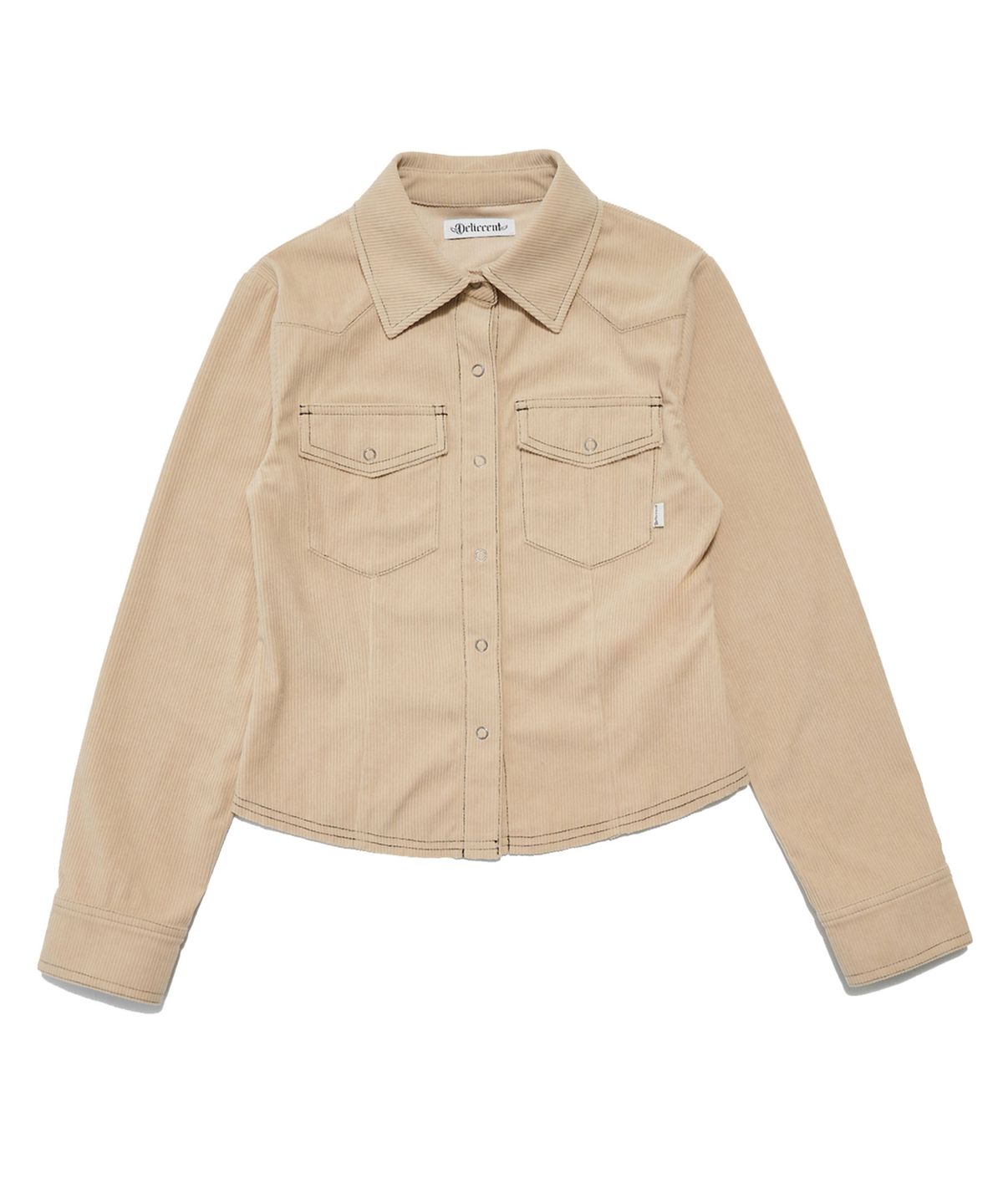 델리센트(DELICCENT) 코듀로이 웨스턴 셔츠 [BEIGE]