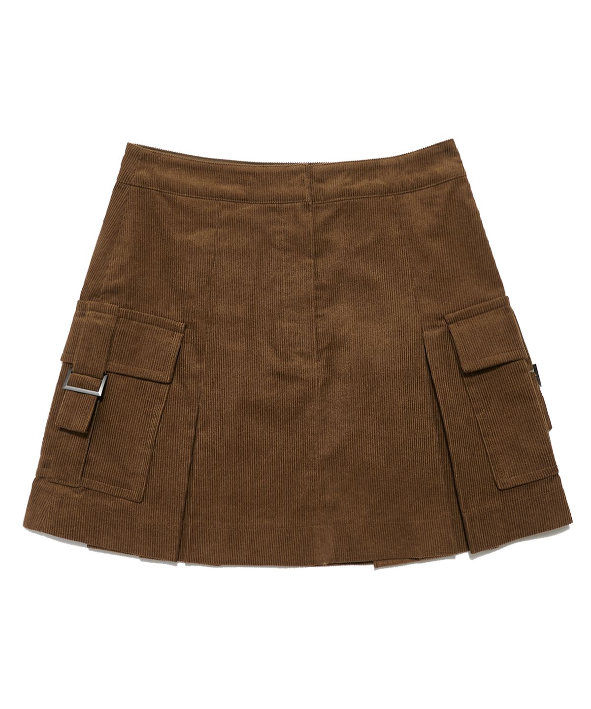 델리센트(DELICCENT) 코듀로이 카고 미니 스커트 [KHAKI]