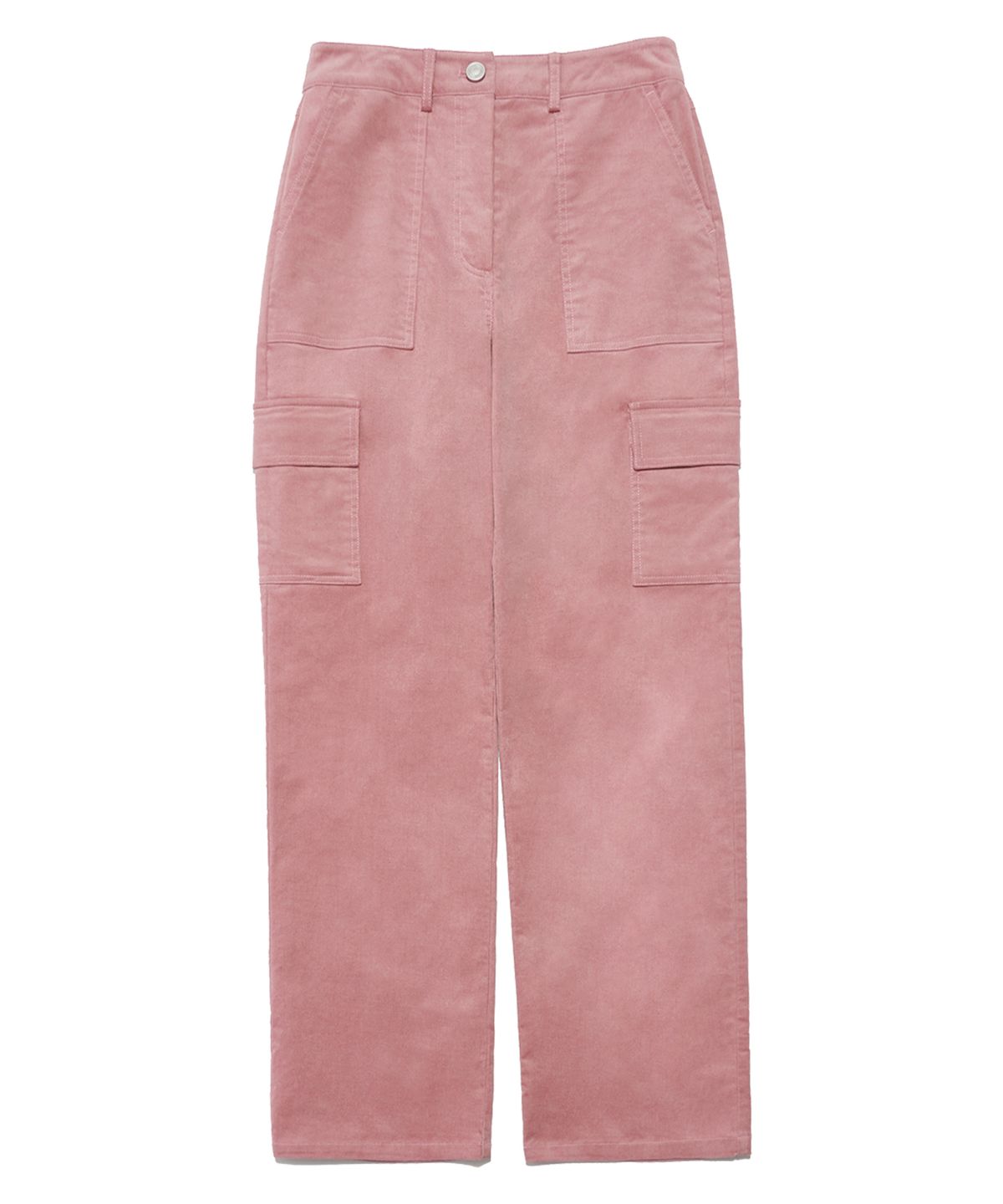 델리센트(DELICCENT) 코듀로이 카고 팬츠 [PINK]