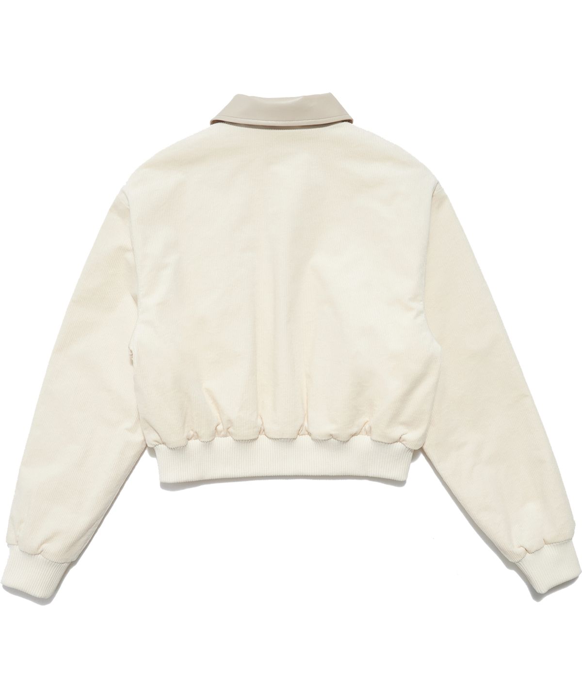 델리센트(DELICCENT) 코듀로이 파이핑 점퍼 [CREAM]