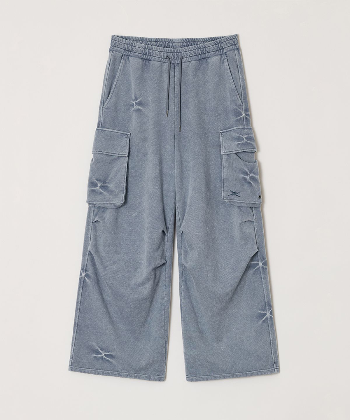 메종미네드(MAISON MINED) PINCH CARGO SWEATPANTS BLUE