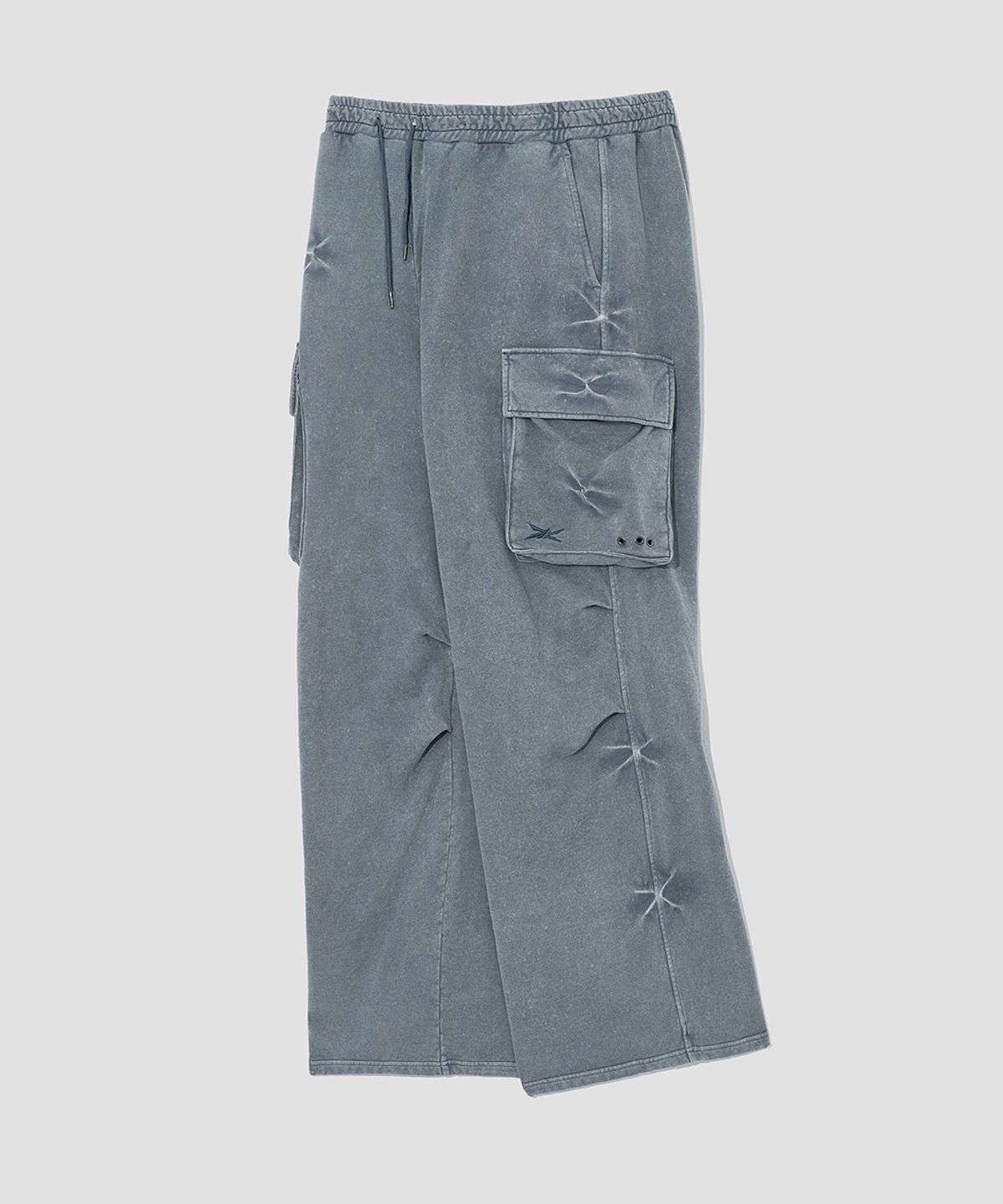 메종미네드(MAISON MINED) PINCH CARGO SWEATPANTS BLUE