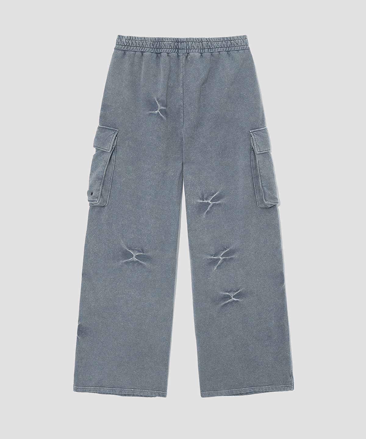 메종미네드(MAISON MINED) PINCH CARGO SWEATPANTS BLUE
