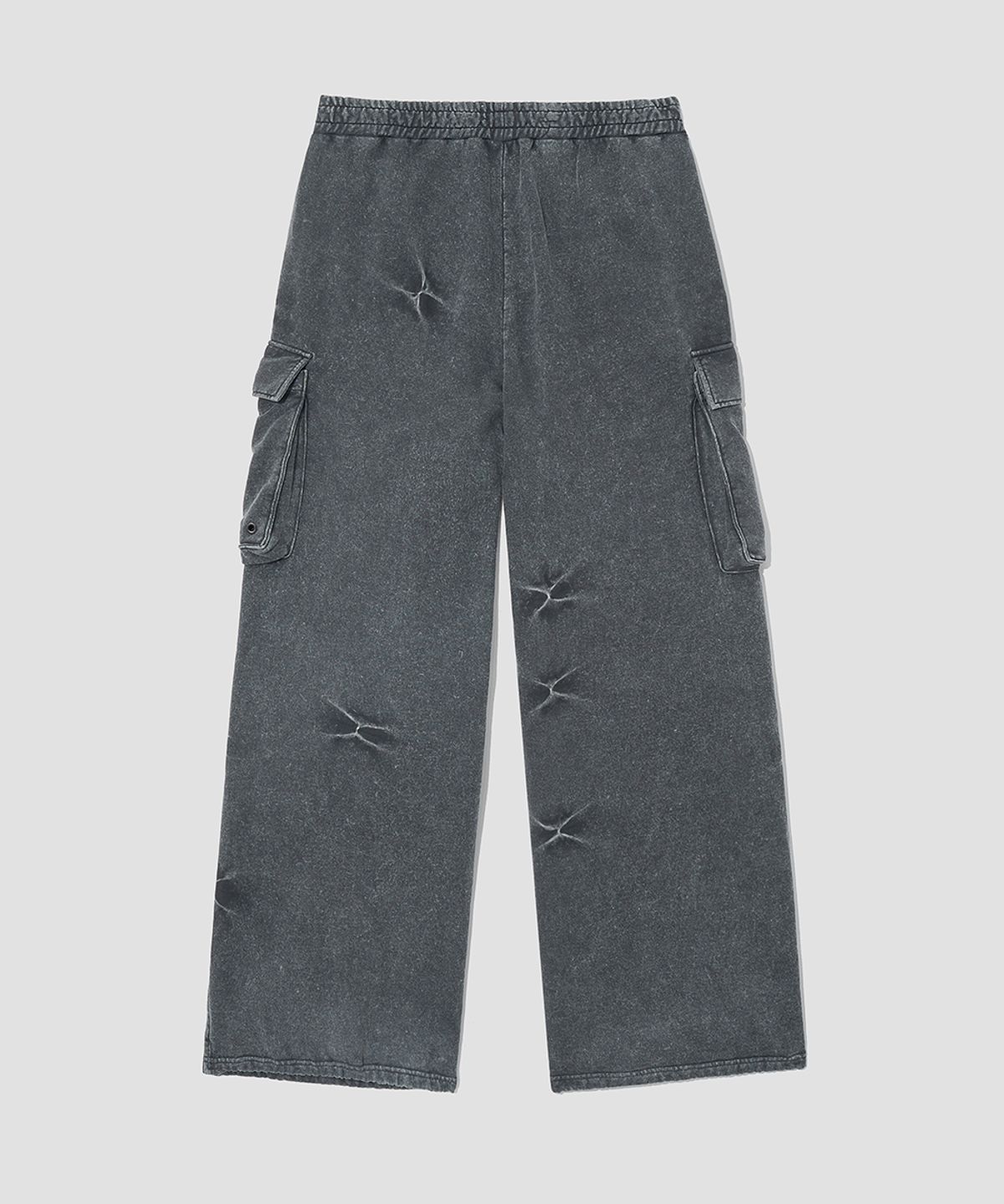 메종미네드(MAISON MINED) PINCH CARGO SWEATPANTS CHARCOAL