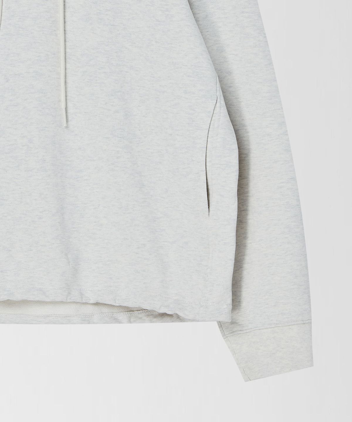 이이(EE) LOGO HOODED SWEATSHIRTS OATMEAL