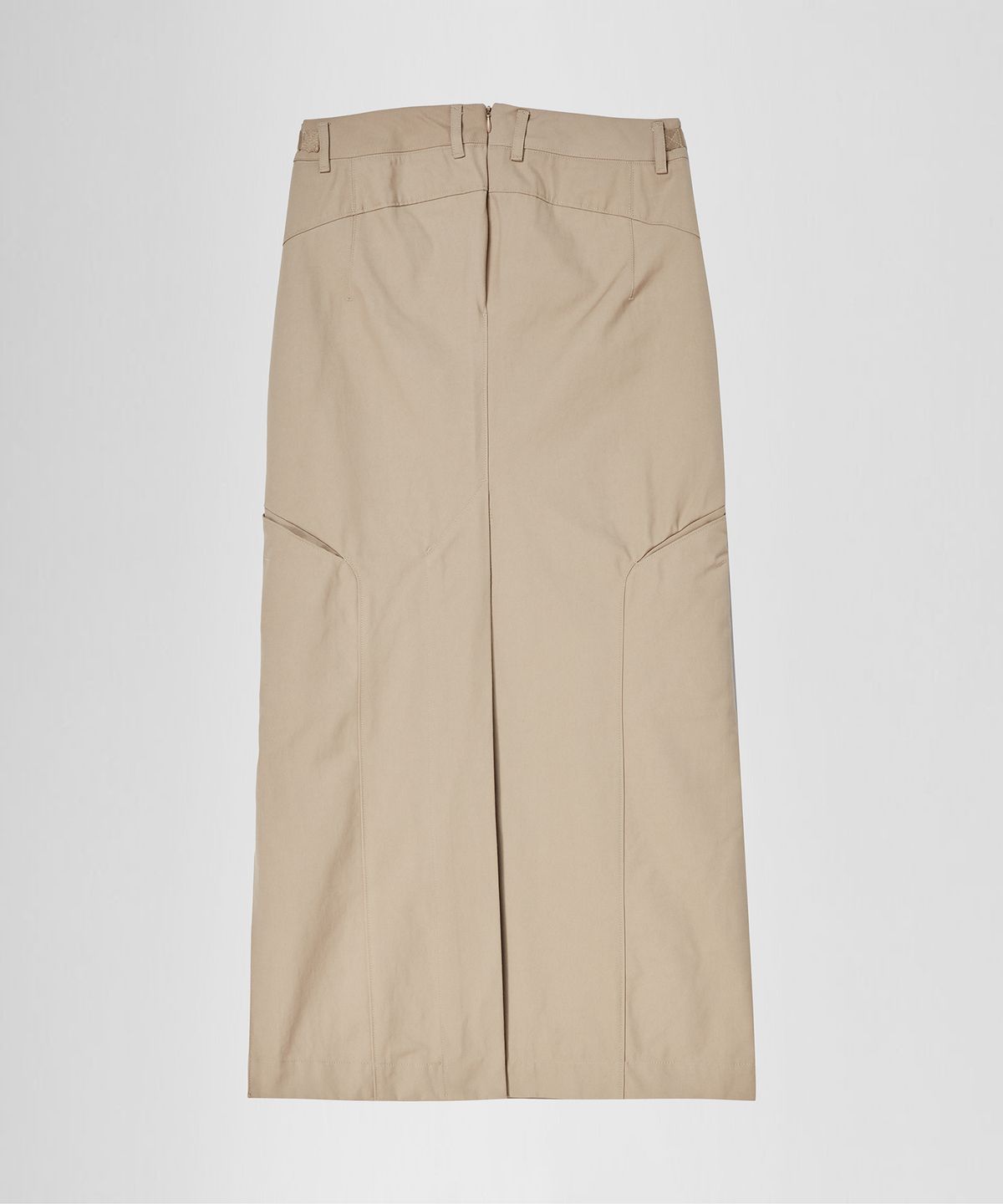 이이(EE) WOMENS COTTON LONG SKIRT BEIGE