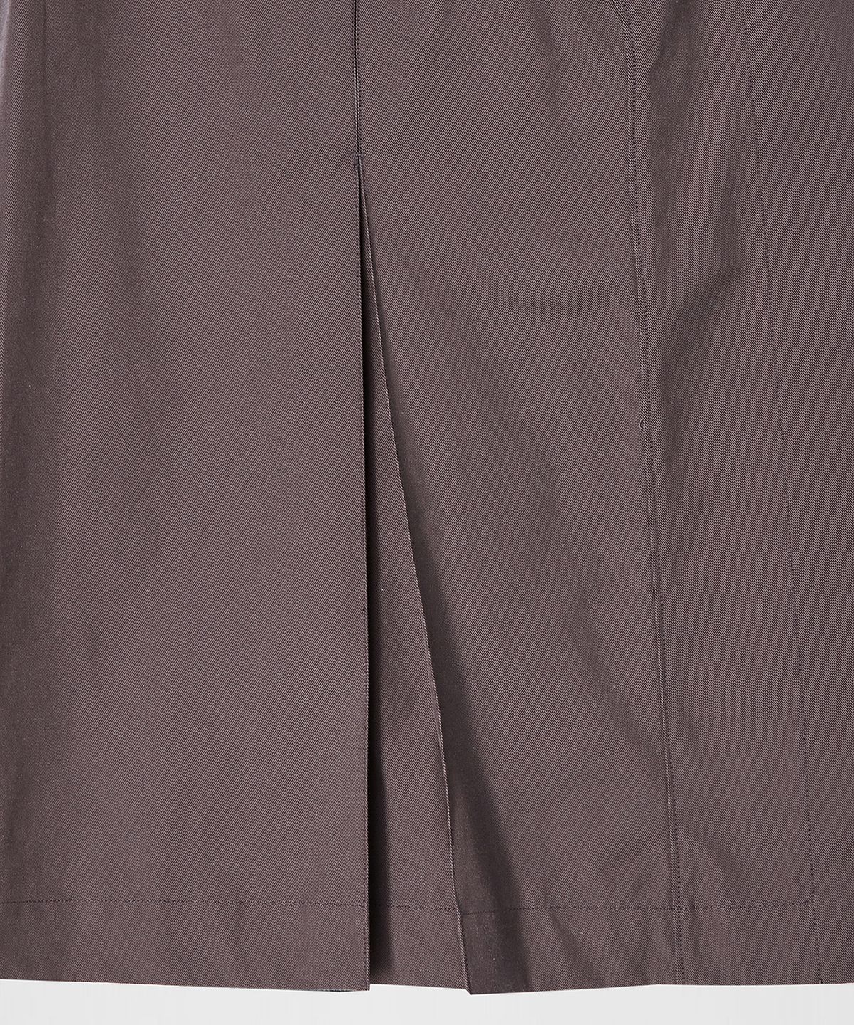 이이(EE) WOMENS COTTON LONG SKIRT BROWN