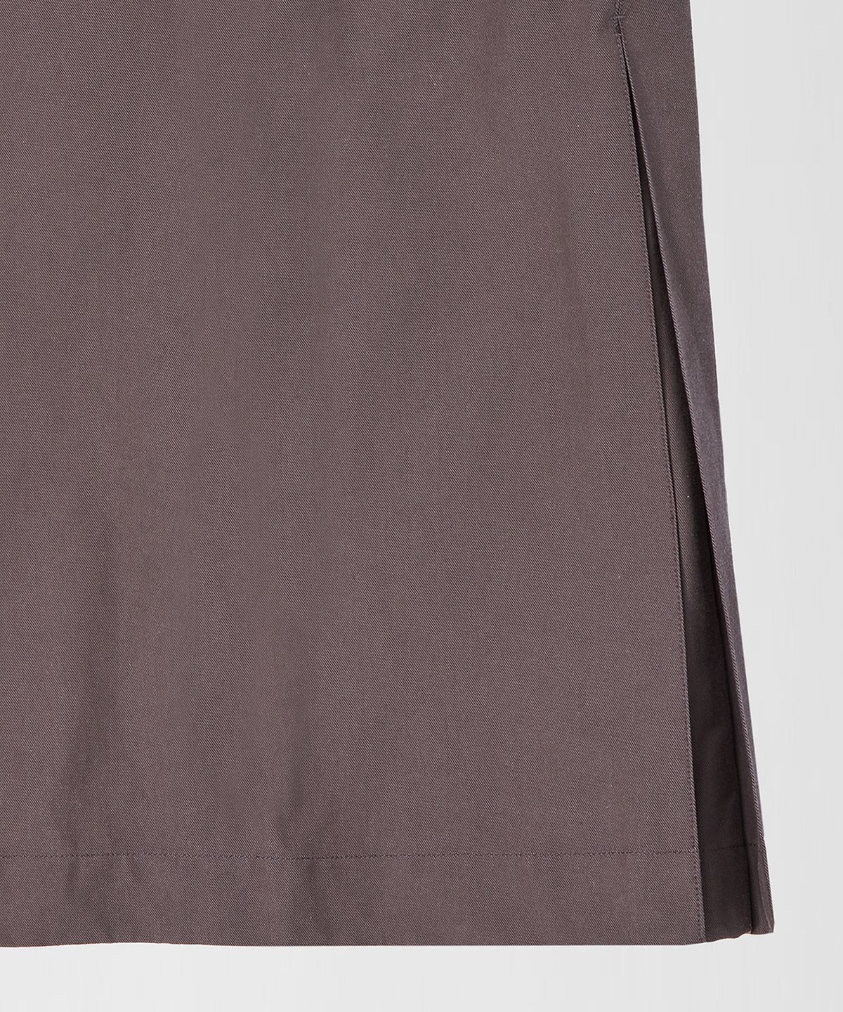 이이(EE) WOMENS COTTON LONG SKIRT BROWN