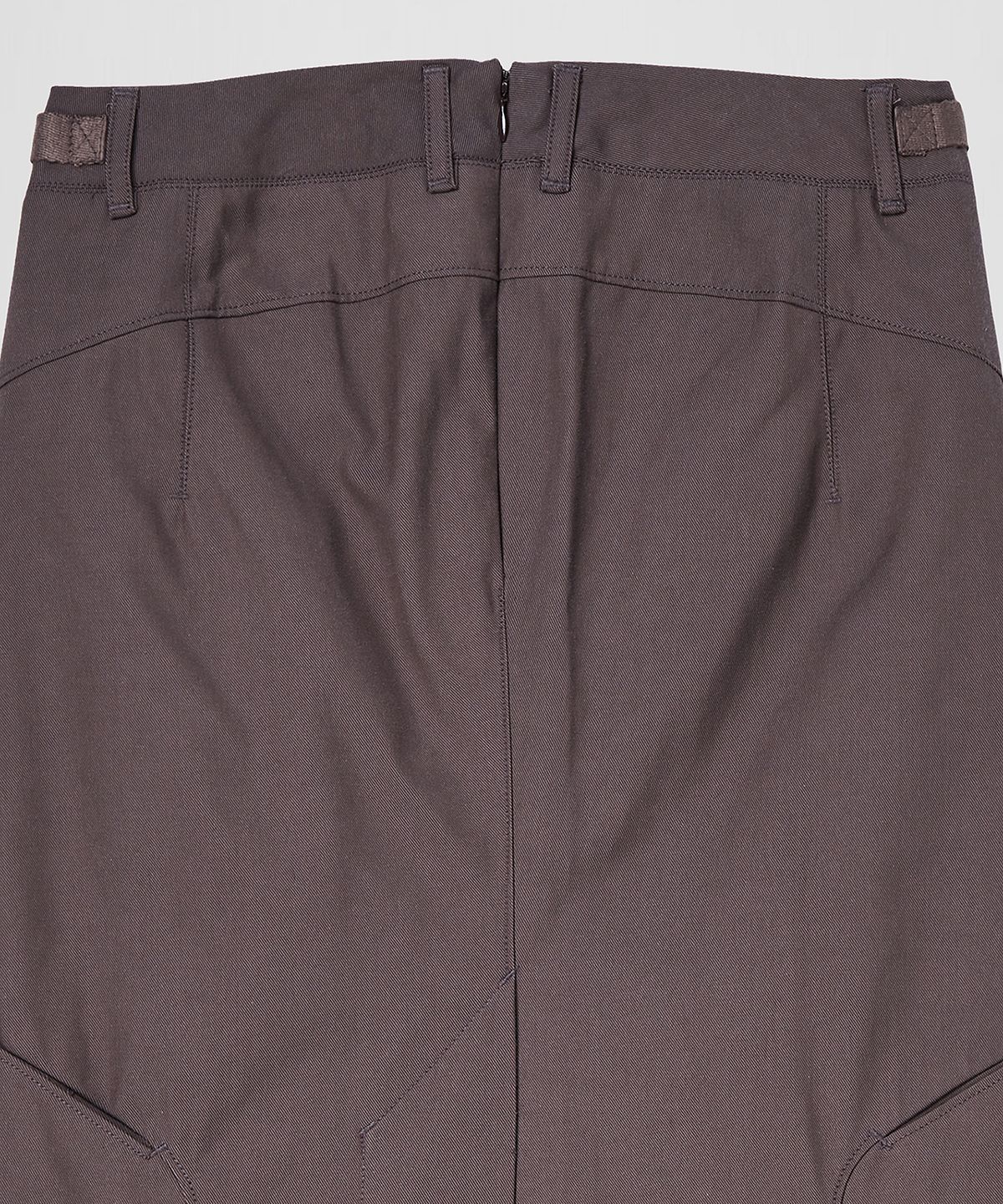 이이(EE) WOMENS COTTON LONG SKIRT BROWN