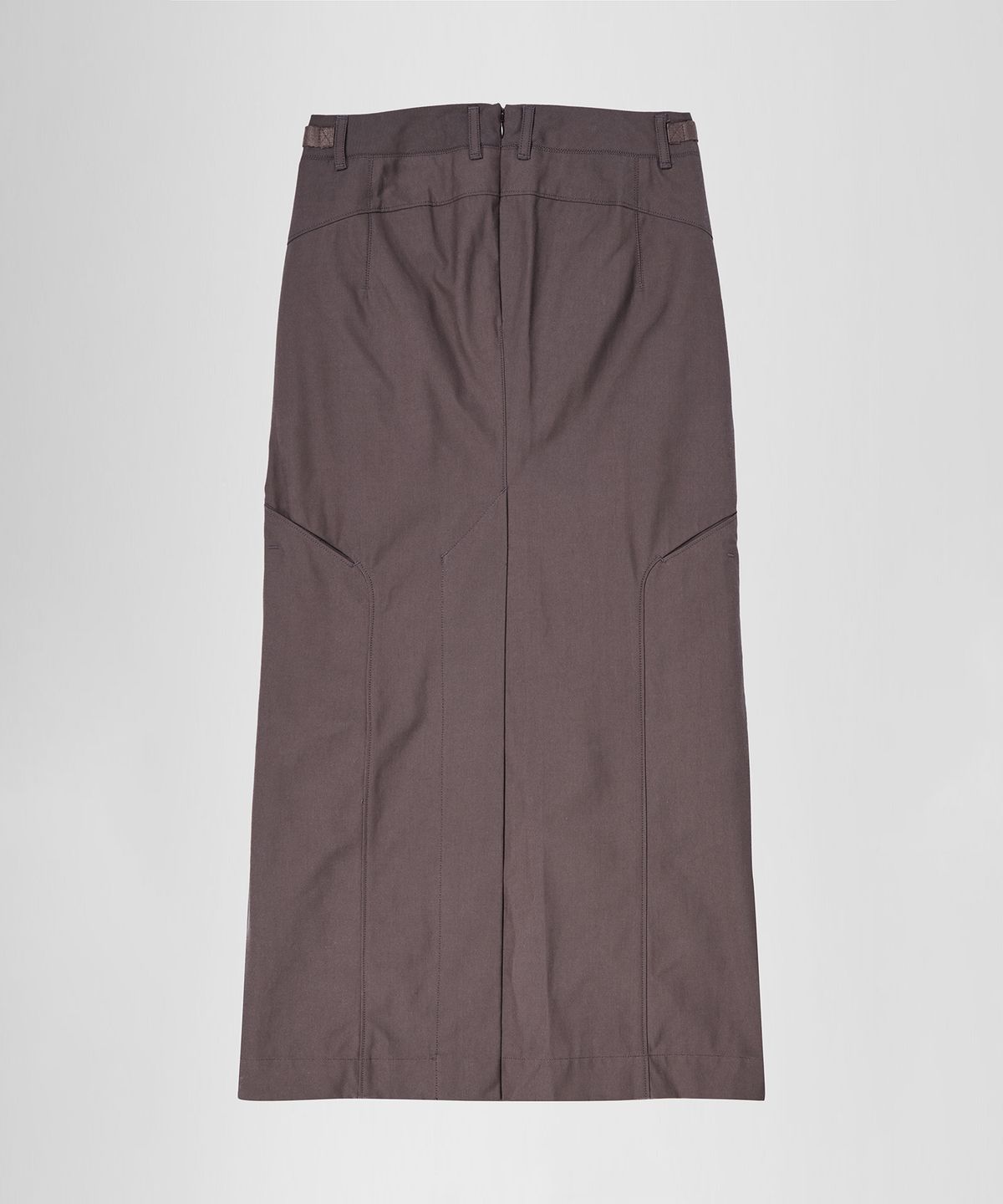 이이(EE) WOMENS COTTON LONG SKIRT BROWN