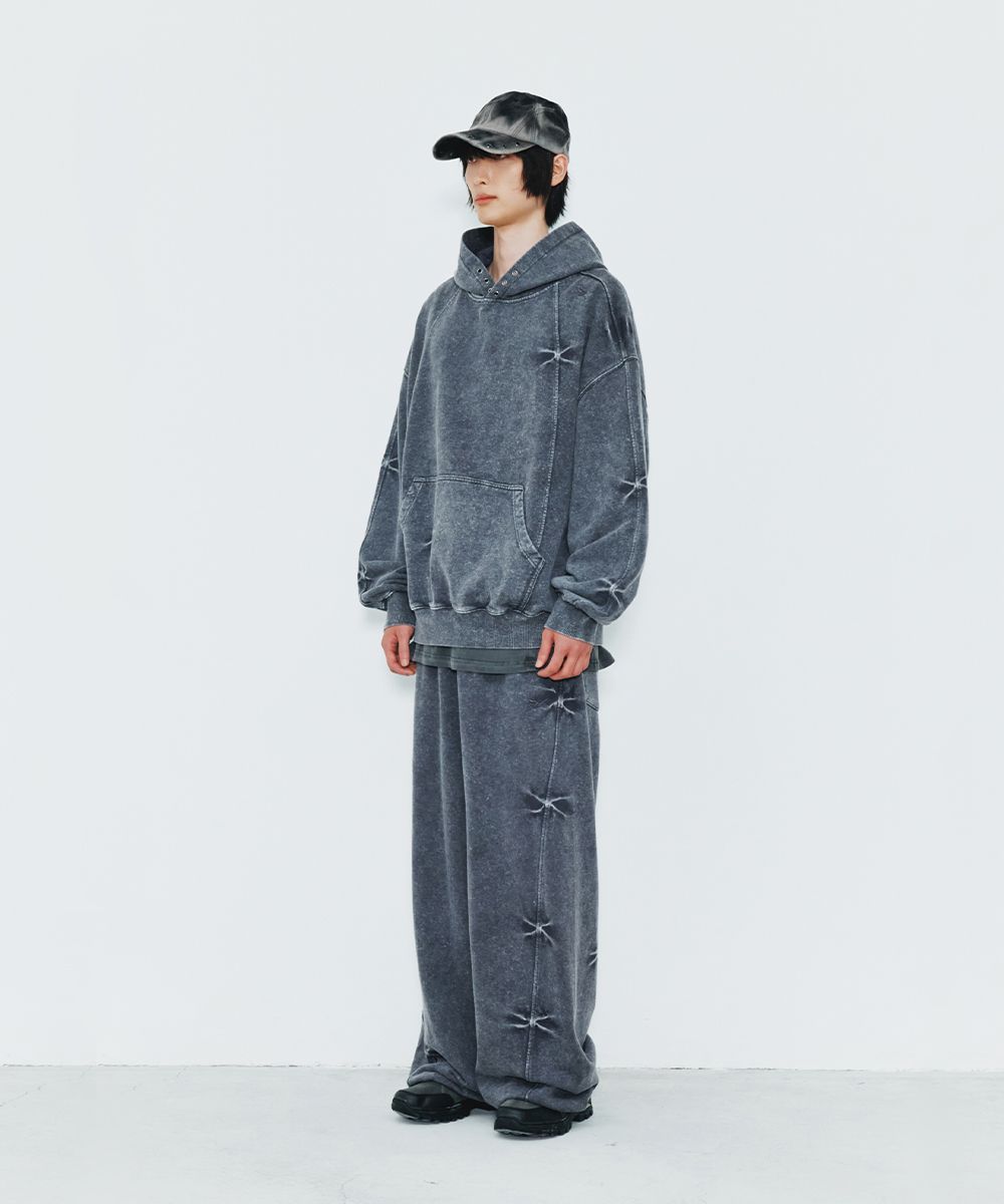 【MAISON MINED】23FW★ PINCH WASHED HOODIE MUSINSA | MAISON MINED PINCH WASHED HOODIE BLACK