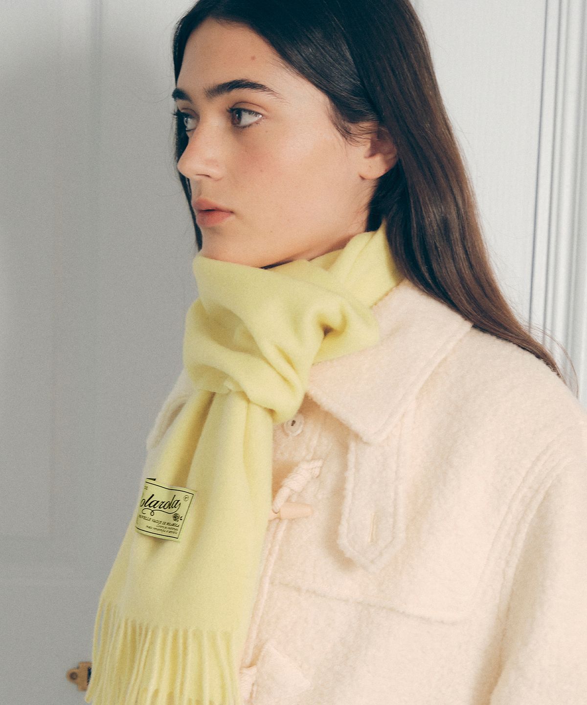 로라로라(ROLAROLA) ROLA WOOL MUFFLER YELLOW