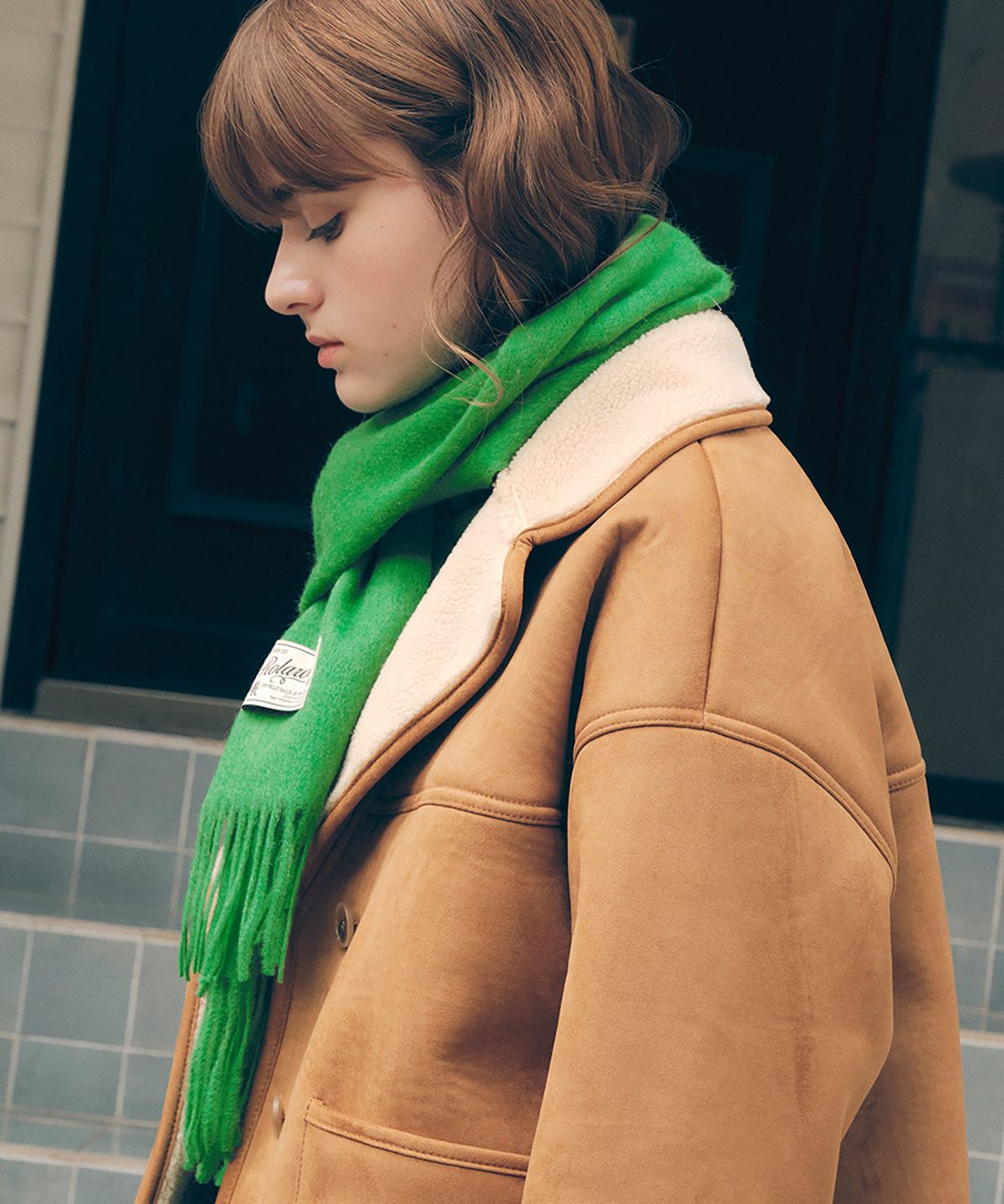 로라로라(ROLAROLA) ROLA WOOL MUFFLER GREEN