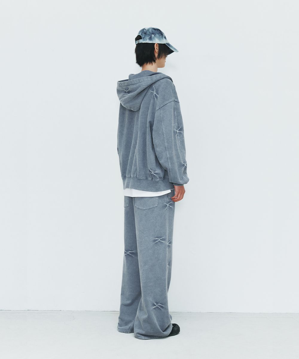 MUSINSA | MAISON MINED PINCH WASHED HOOD ZIP-UP (3COLOR)