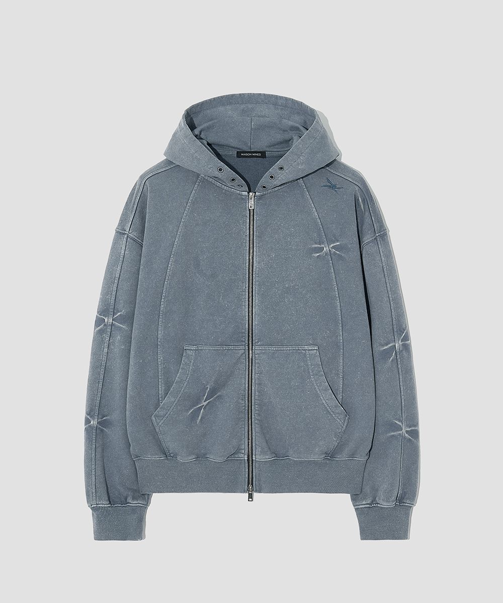 【MAISON MINED】23FW★ PINCH WASHED HOODIE MUSINSA | MAISON MINED PINCH WASHED HOODIE BLACK