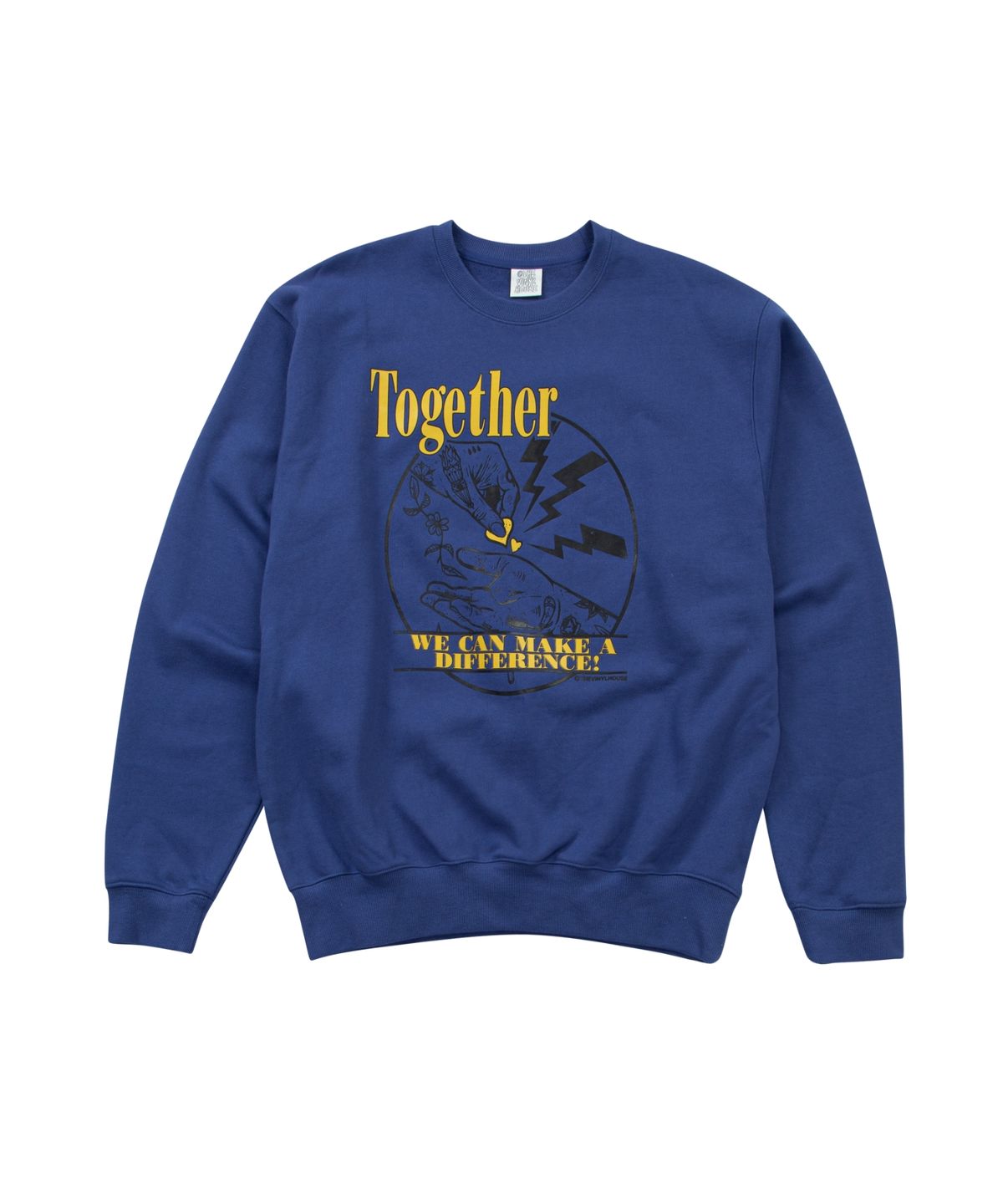 더바이닐하우스(THEVINYLHOUSE) TOGETHER SWEATSHIRTS NAVY (VH2DFUM440A)