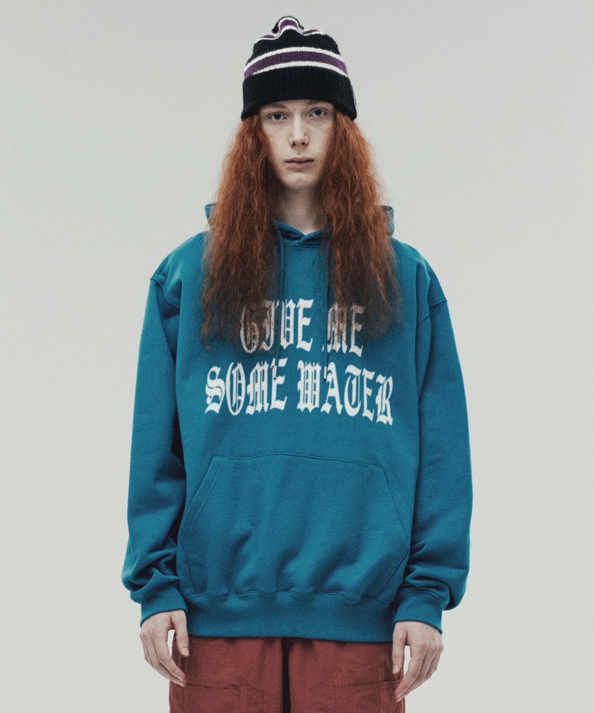 더바이닐하우스(THEVINYLHOUSE) GIVE ME SOME HOODIE BLUE (VH2DFUM400A)