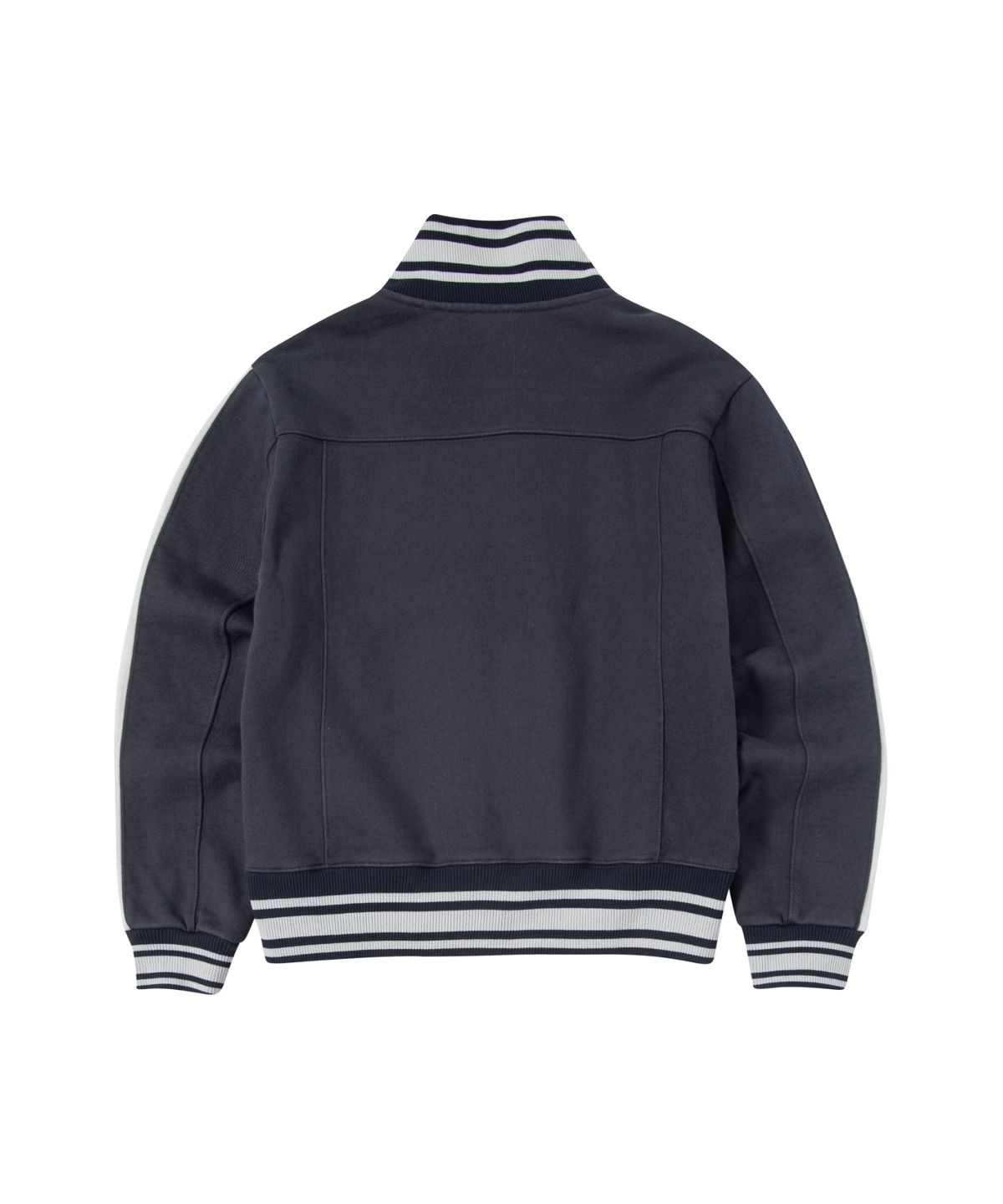 더바이닐하우스(THEVINYLHOUSE) LIFE IS HARD FULL ZIP SWEATSHIRT CHARCOAL (VH2DFUM482A)