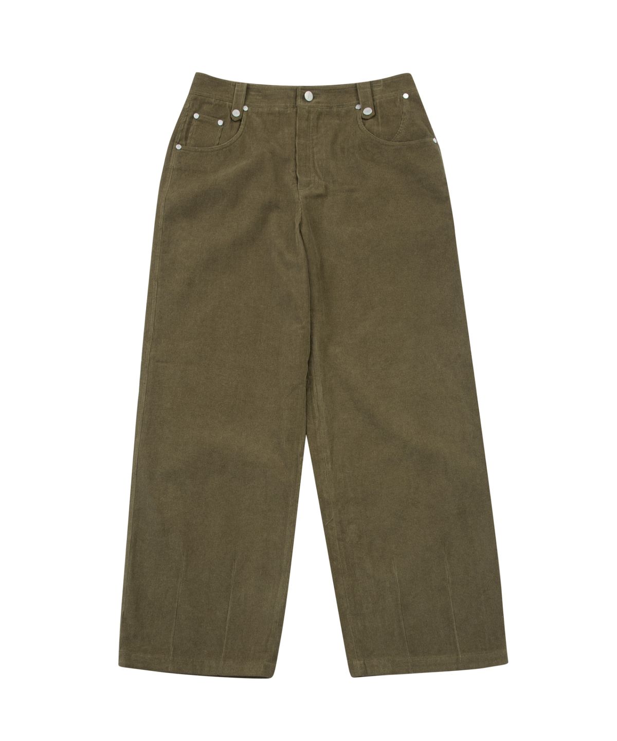 더바이닐하우스(THEVINYLHOUSE) CORDUROY PANTS KHAKI (VH2DFUPA11A)