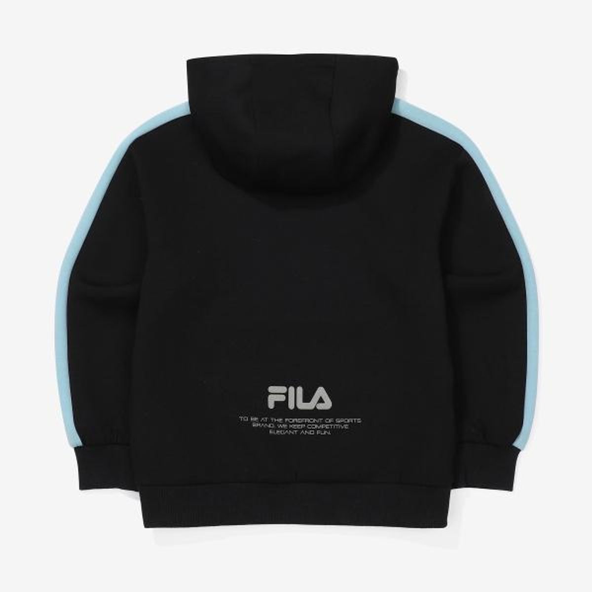 휠라 키즈(FILA KIDS) 퍼포먼스 후드 맨투맨(FK2POF3401MBLK)