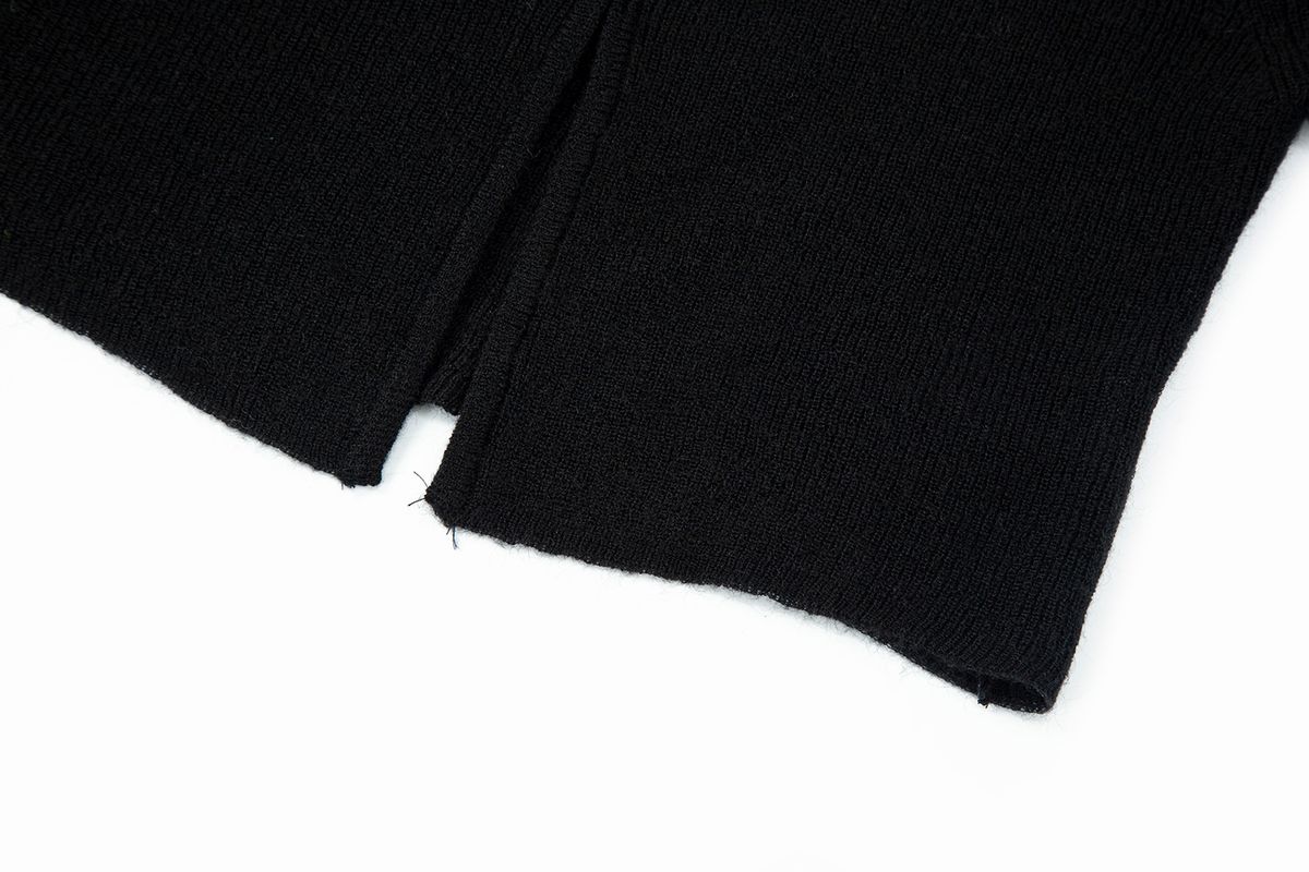 샐러드바구니(SALAD BAGUNI) Clip Mohair Cardigan_black