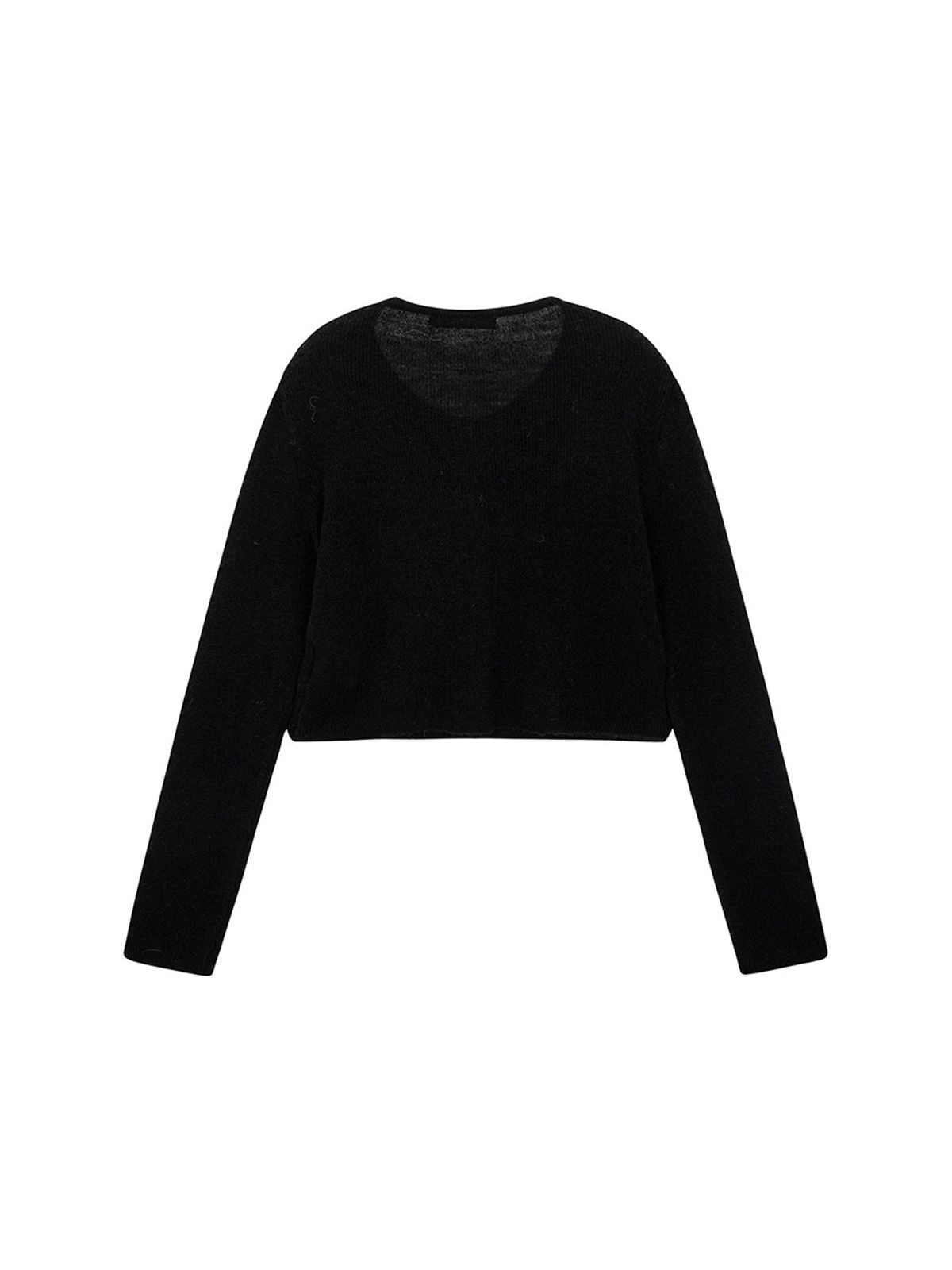샐러드바구니(SALAD BAGUNI) Clip Mohair Cardigan_black